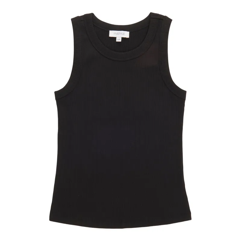mySTYLE Women's Fitted Ribbed Tank Top sold by Giant Tiger