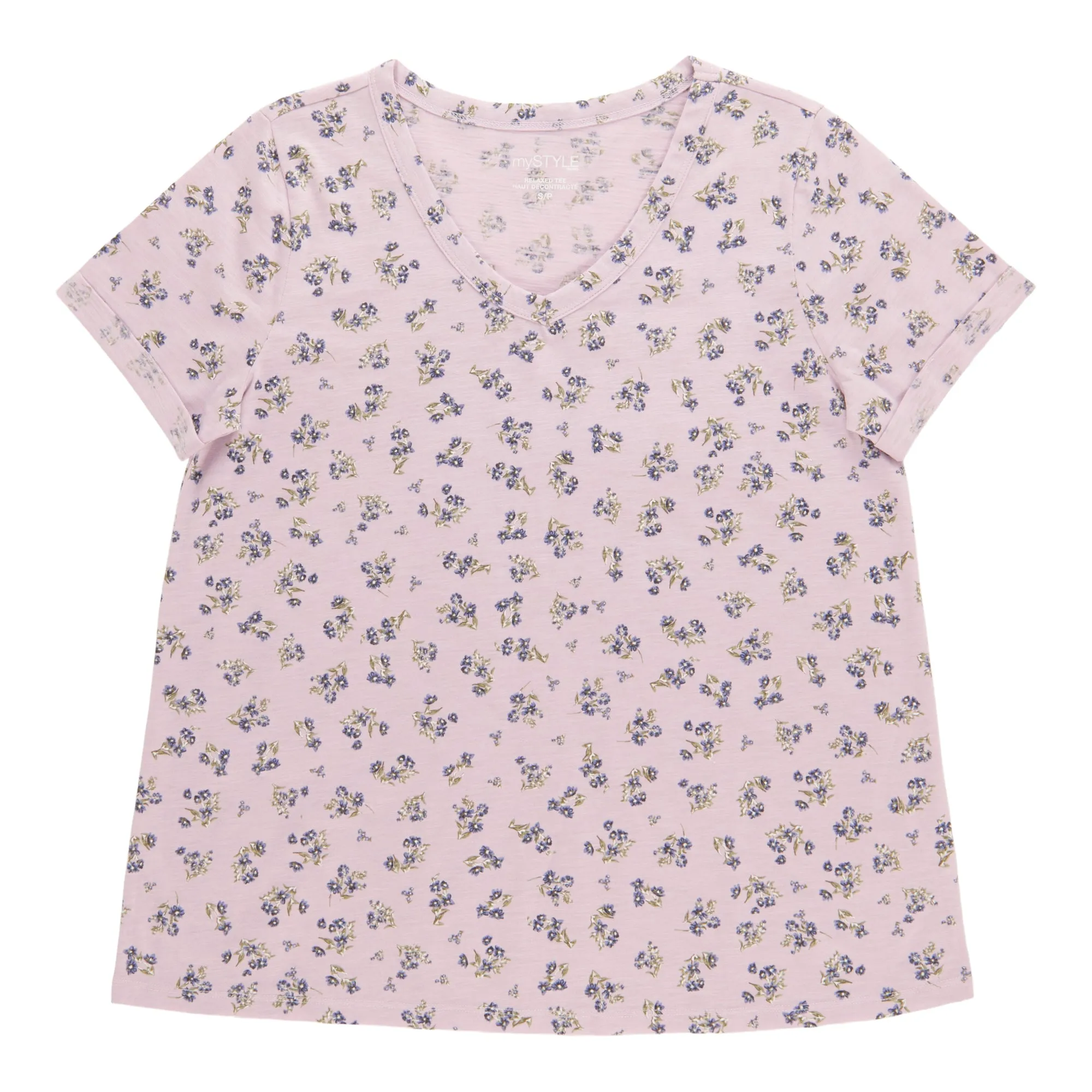 mySTYLE Women's Relaxed V-Neck T-Shirt sold by Giant Tiger product image thumbnail 2