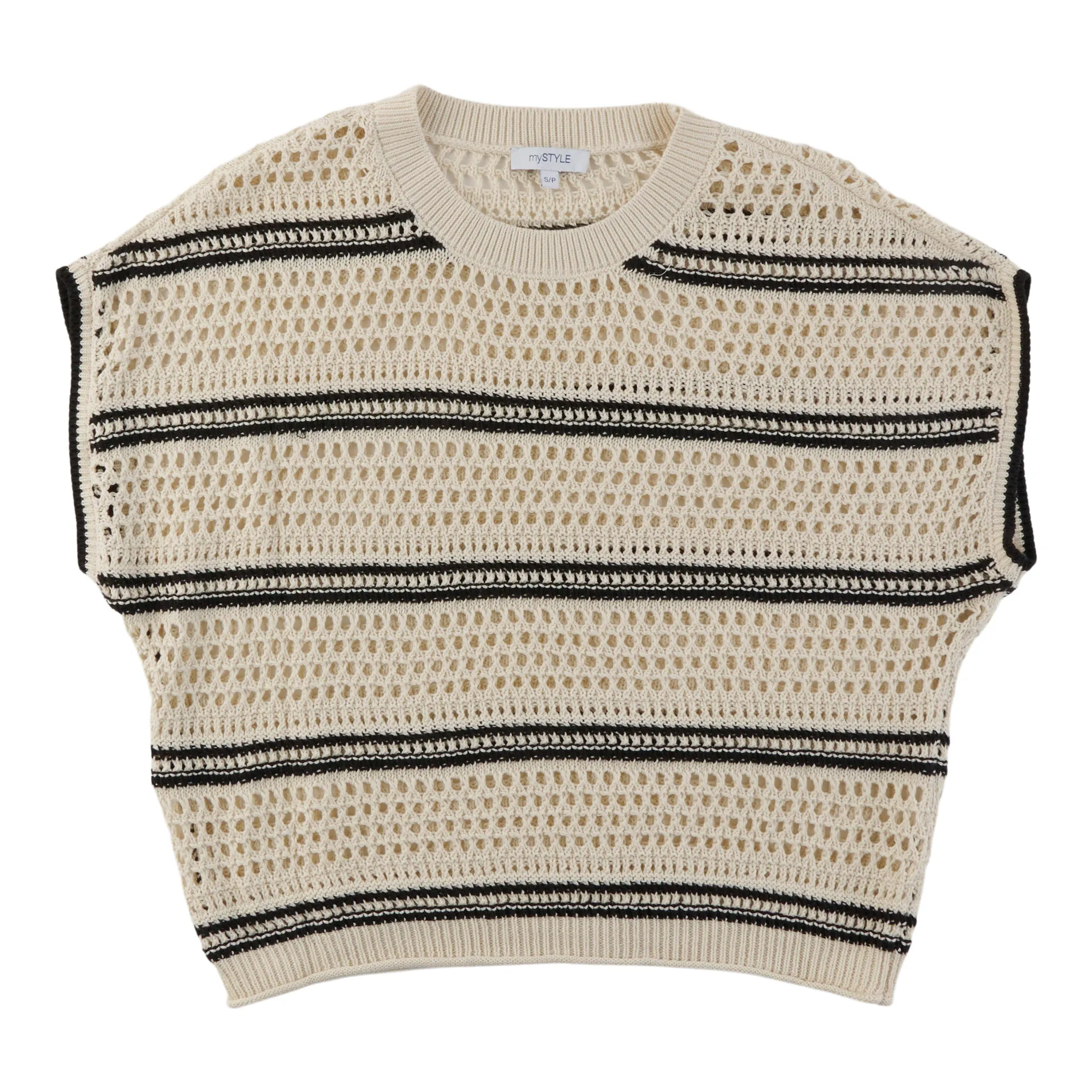 mySTYLE Women's Short Sleeve Knit Sweater sold by Giant Tiger