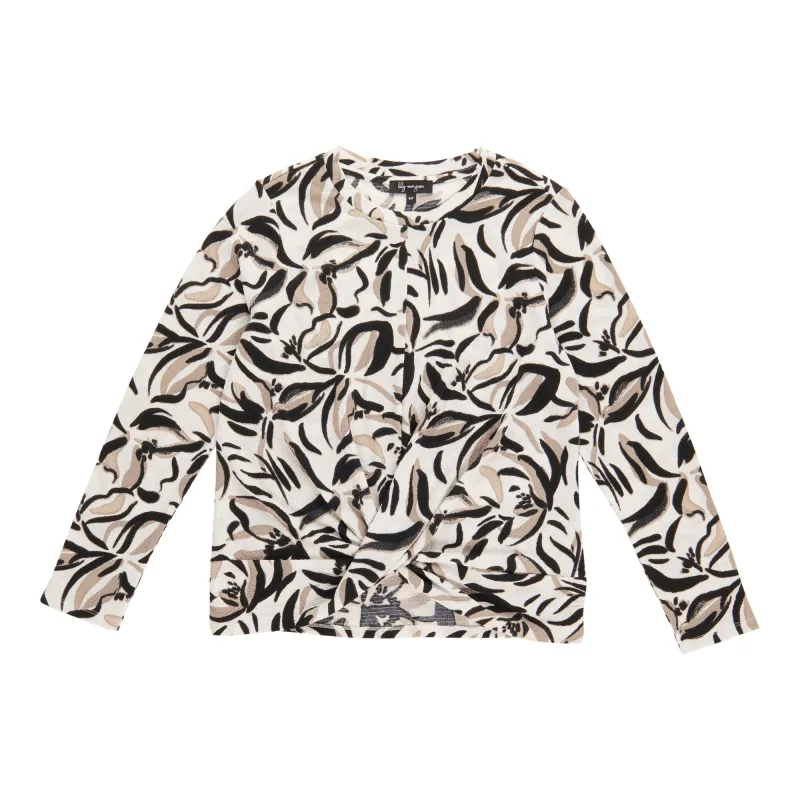 lily morgan Women's Knot Front Top sold by Giant Tiger