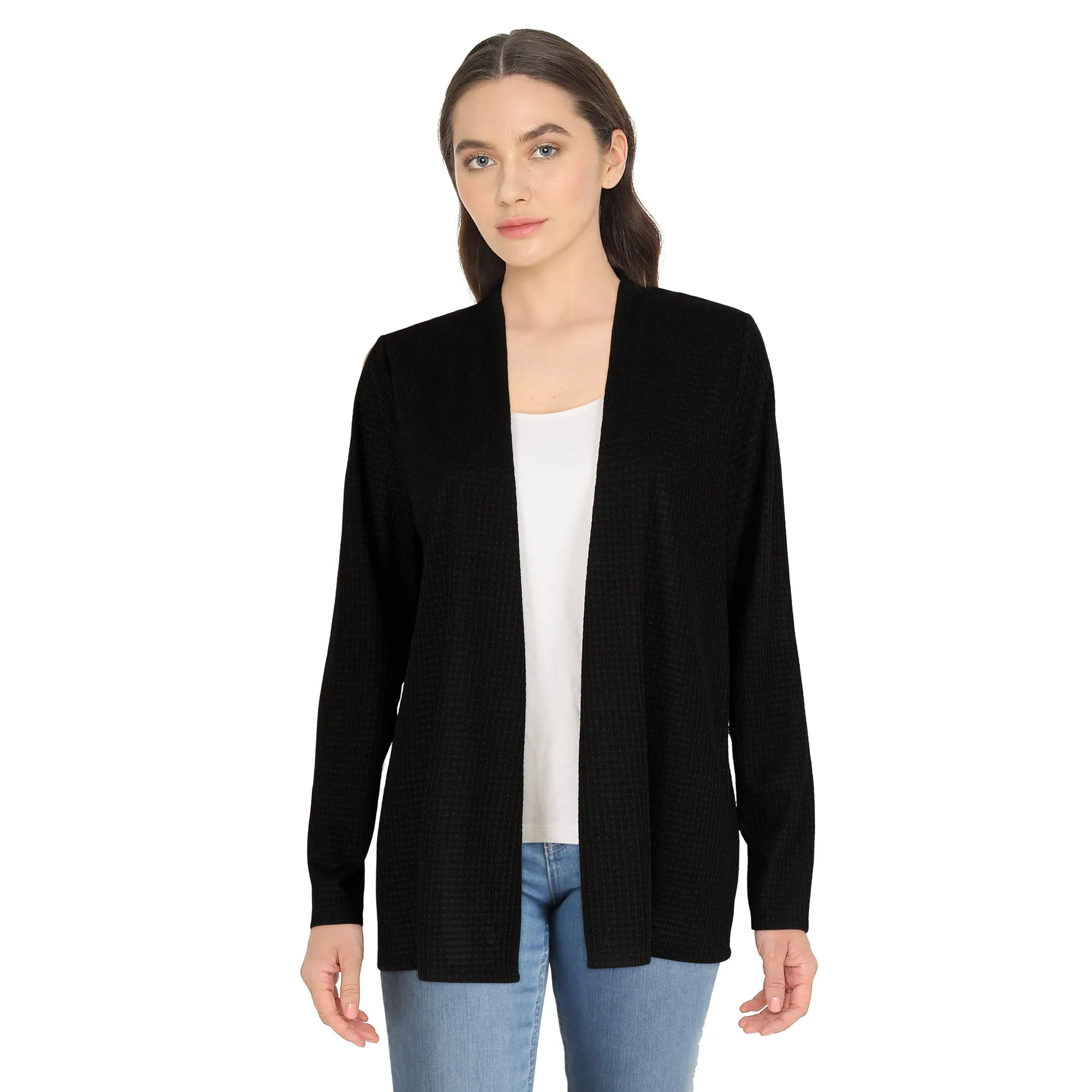 lily morgan Women's Solid Cardigan sold by Giant Tiger