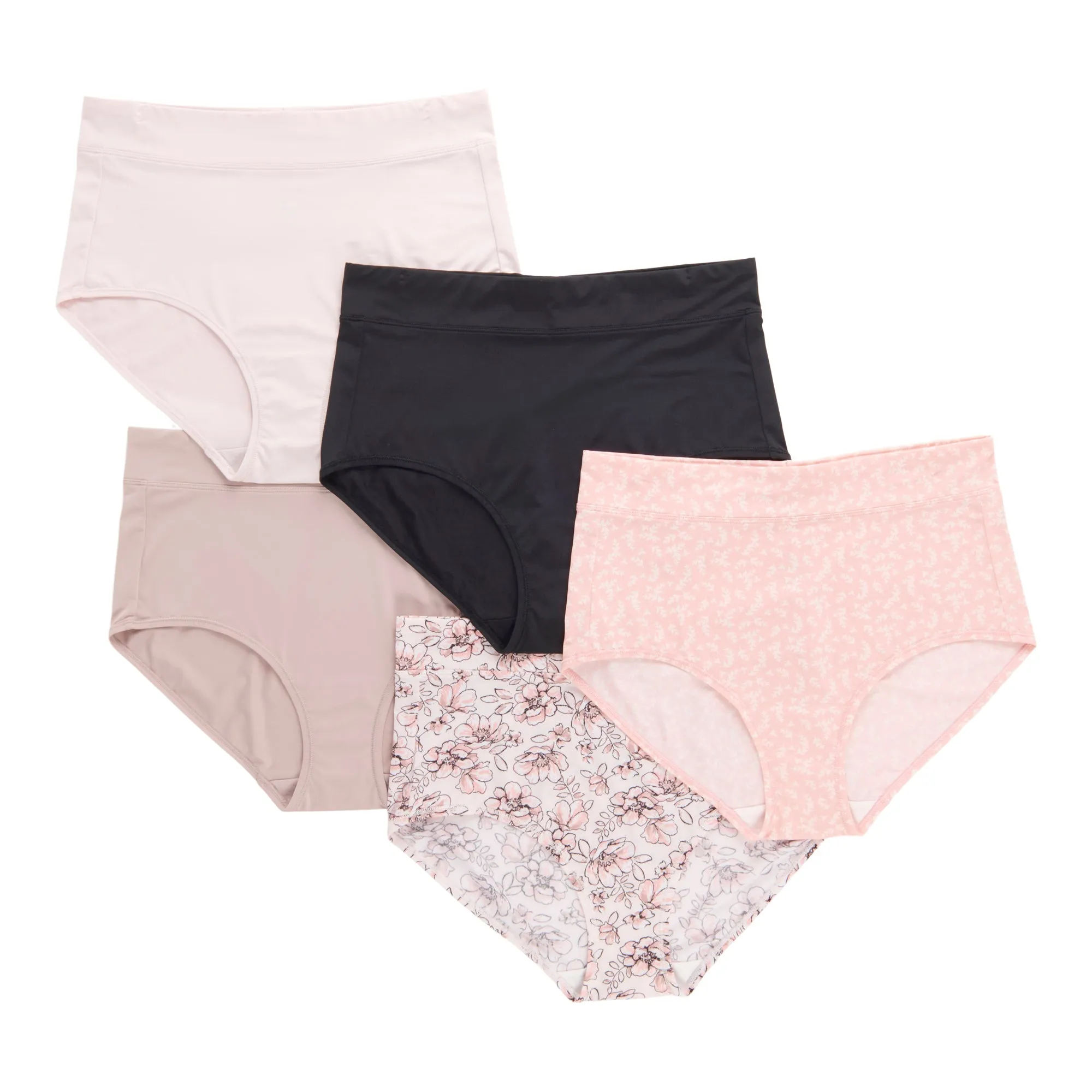 Women's Plus Hi-Cut Micro Briefs, 5-Pack sold by Giant Tiger product image thumbnail 2