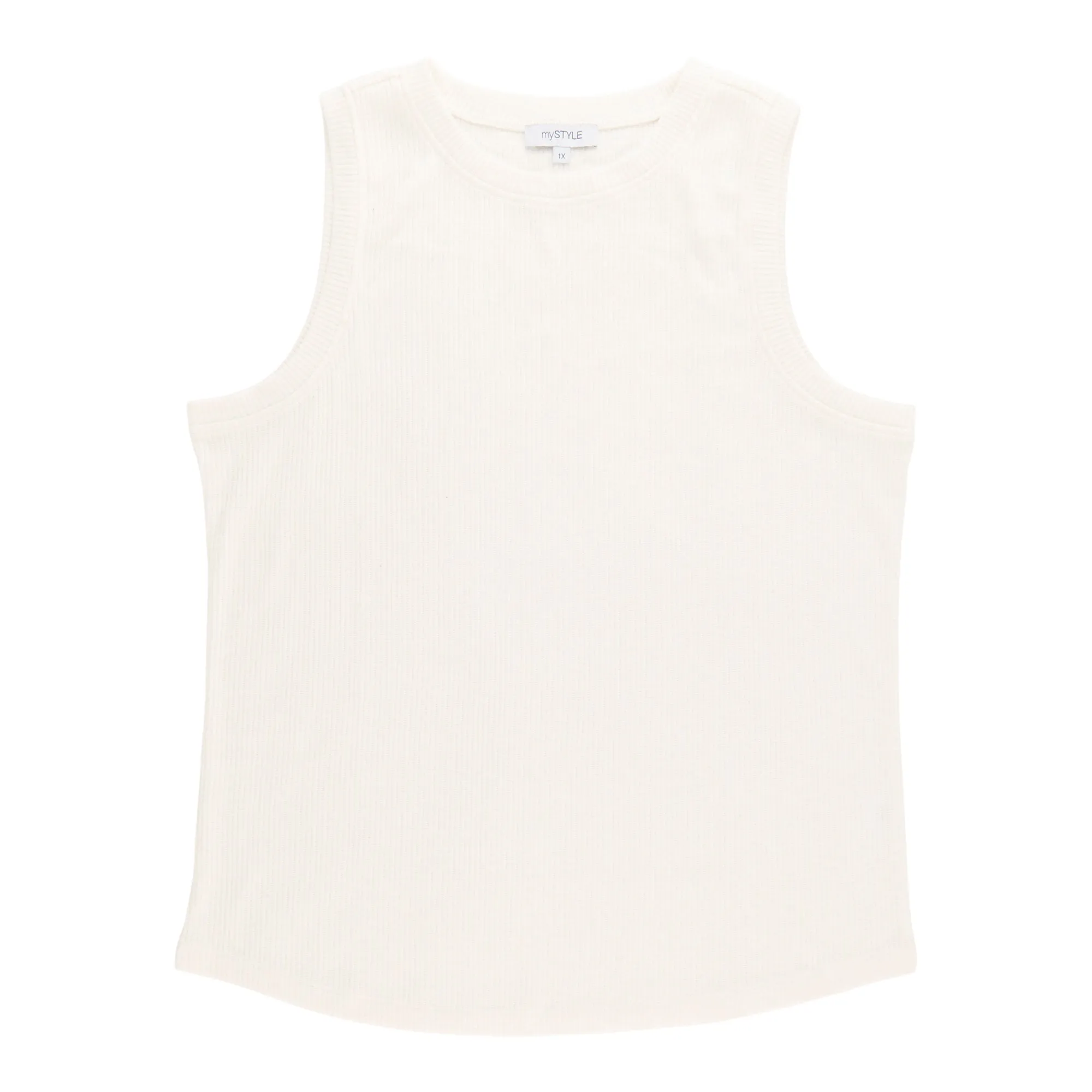 mySTYLE Women's Plus Ribbed Tank Top sold by Giant Tiger