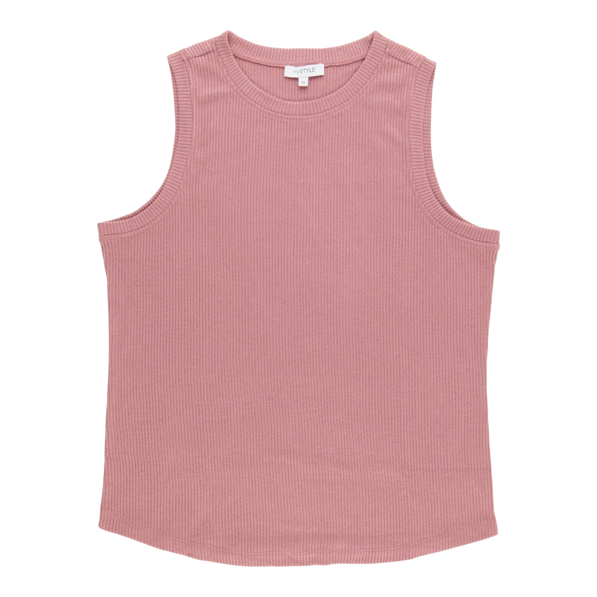 mySTYLE Women's Plus Ribbed Tank Top sold by Giant Tiger product image thumbnail 2