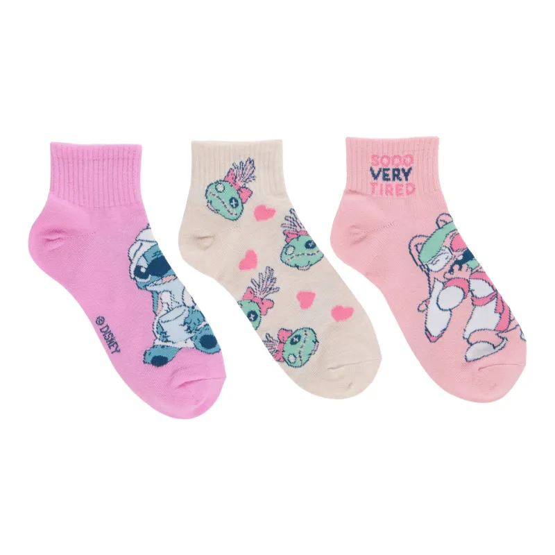 Women's Licensed Quarter Crew Socks, 3-Pack sold by Giant Tiger