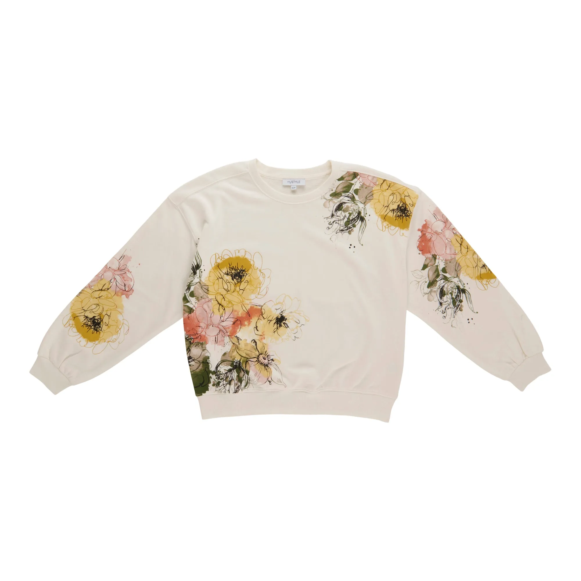 mySTYLE Women's French Terry Floral Top sold by Giant Tiger product image thumbnail 2