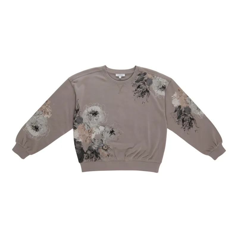 mySTYLE Women's French Terry Floral Top made by Giant Tiger