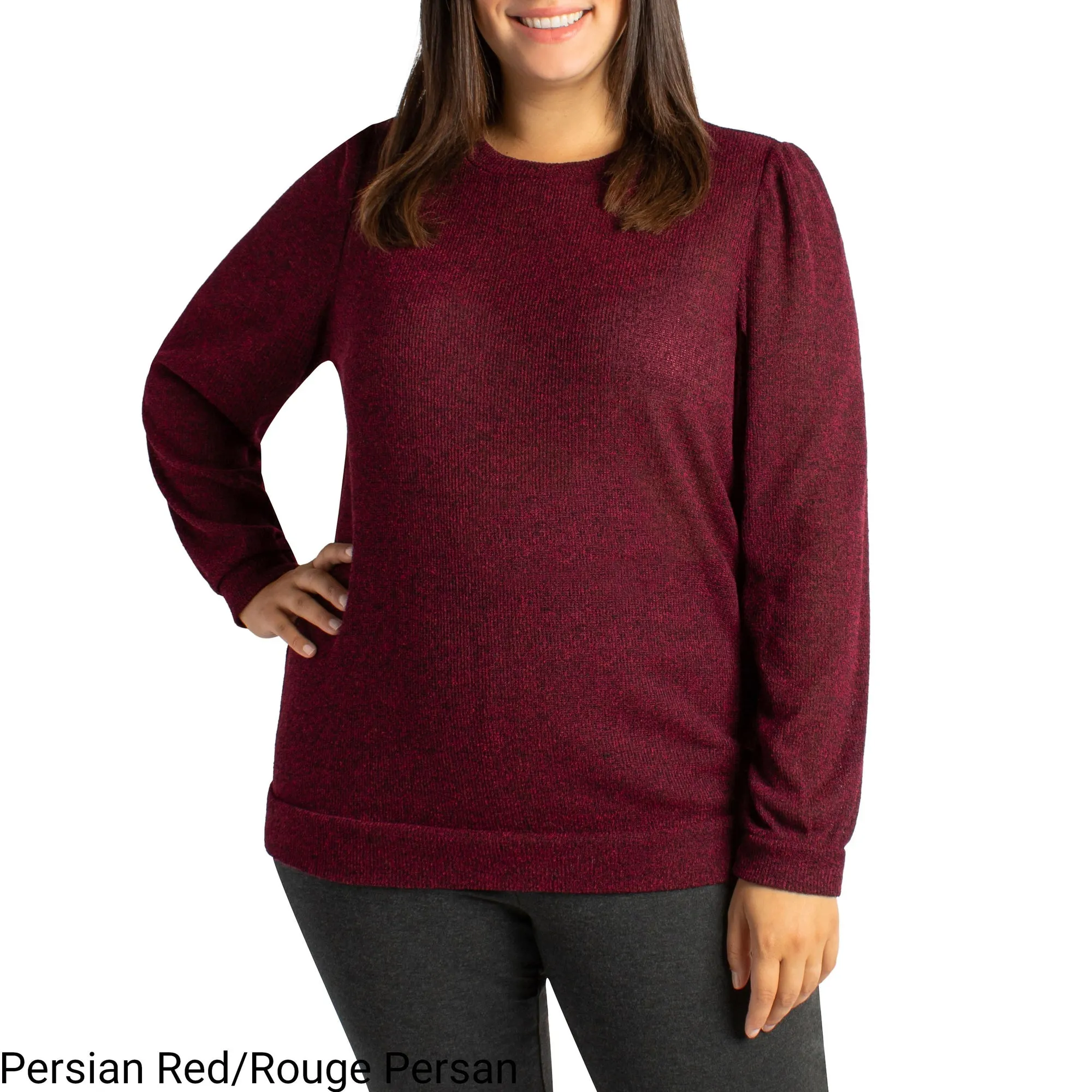 lily morgan Women's Plus Puff Sleeve Top sold by Giant Tiger product image thumbnail 3