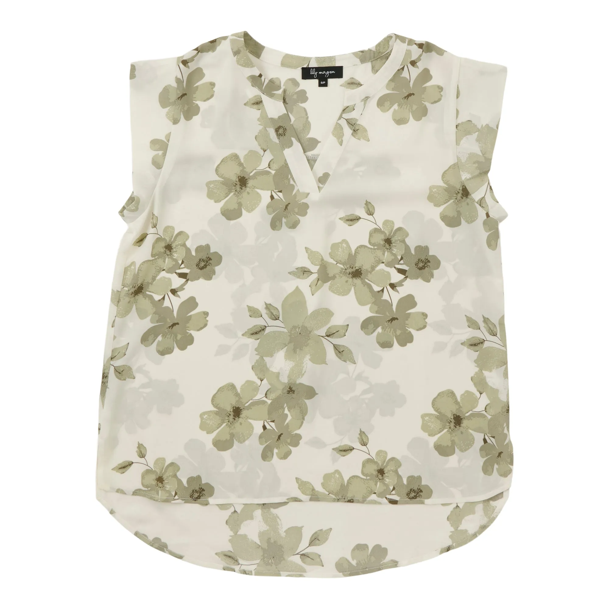 lily morgan Women's Printed Short Sleeve Crepe Blouse sold by Giant Tiger