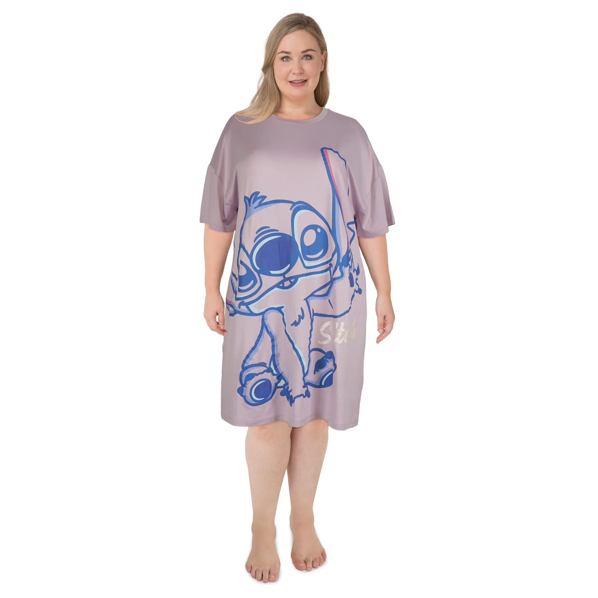 Women's Plus Licensed Below Waist Short Sleeve Sleepshirt sold by Giant Tiger product image thumbnail 2