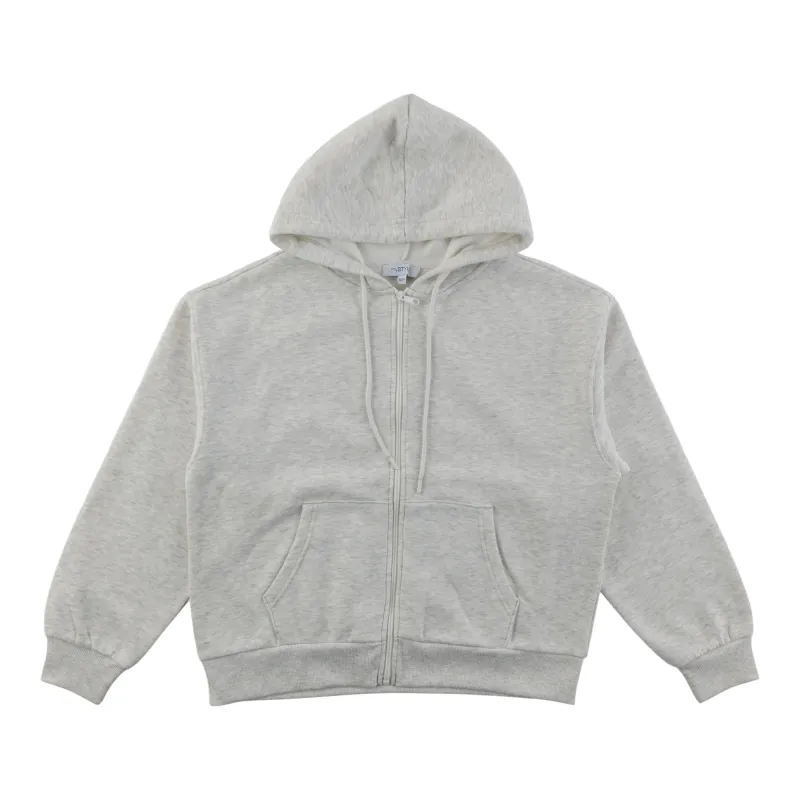 mySTYLE Women's Zip Front Fleece Hoodie made by Giant Tiger