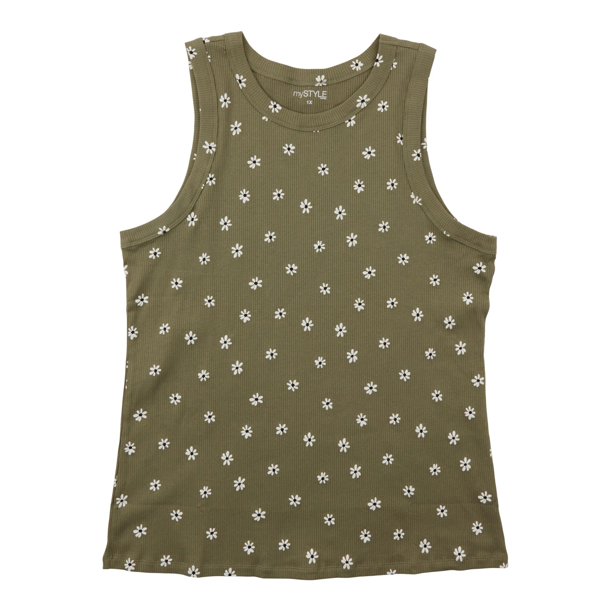 mySTYLE Women's Plus Ribbed Tank Top sold by Giant Tiger product image thumbnail 2