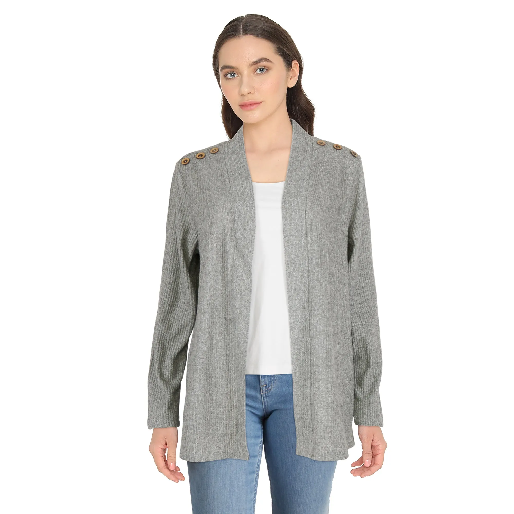lily morgan Women's Cardigan with Button Detailing sold by Giant Tiger product image thumbnail 2