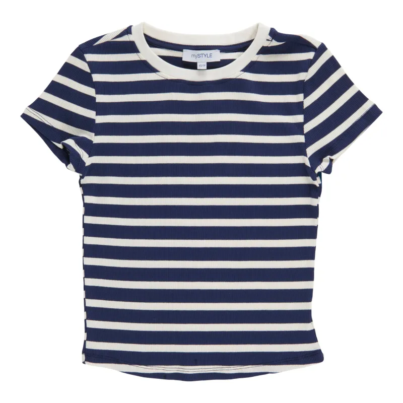 mySTYLE Women's Striped Tee sold by Giant Tiger