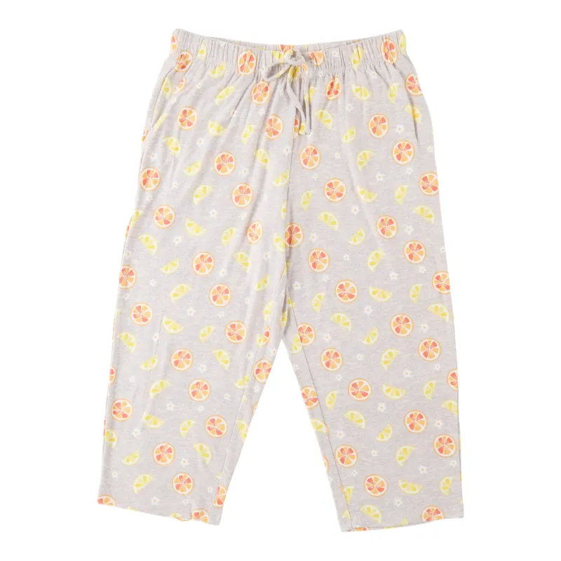 Carisma Women's Printed Capri PJ Pants sold by Giant Tiger