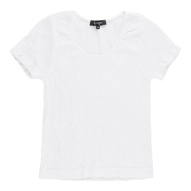 lily morgan Women's Solid Cap Sleeve Top made by Giant Tiger