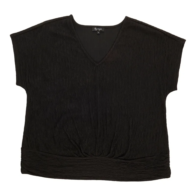lily morgan Women's Plus V-Neck Top sold by Giant Tiger