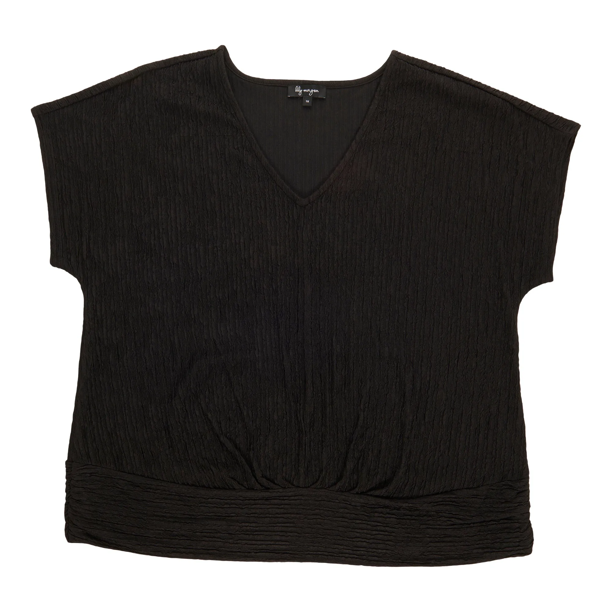 lily morgan Women's Plus V-Neck Top sold by Giant Tiger