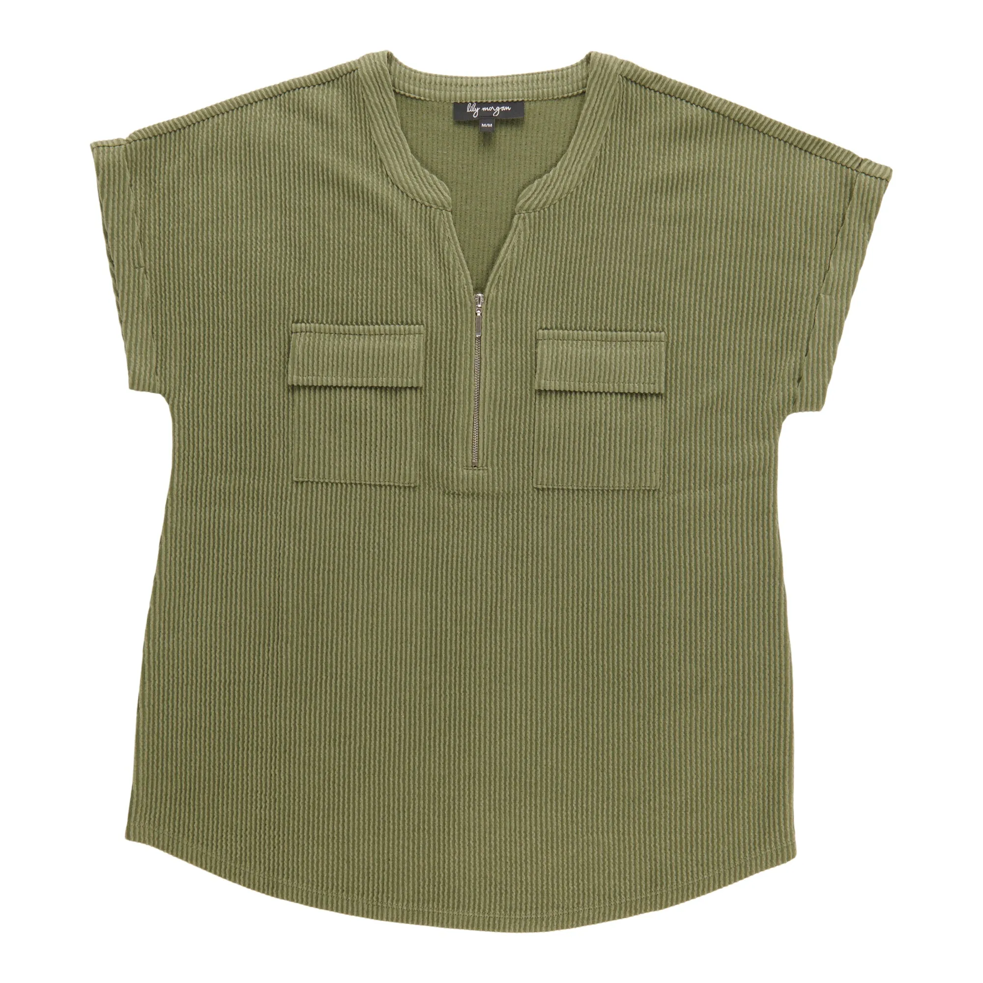 lily morgan Women's Top with Front Zipper sold by Giant Tiger