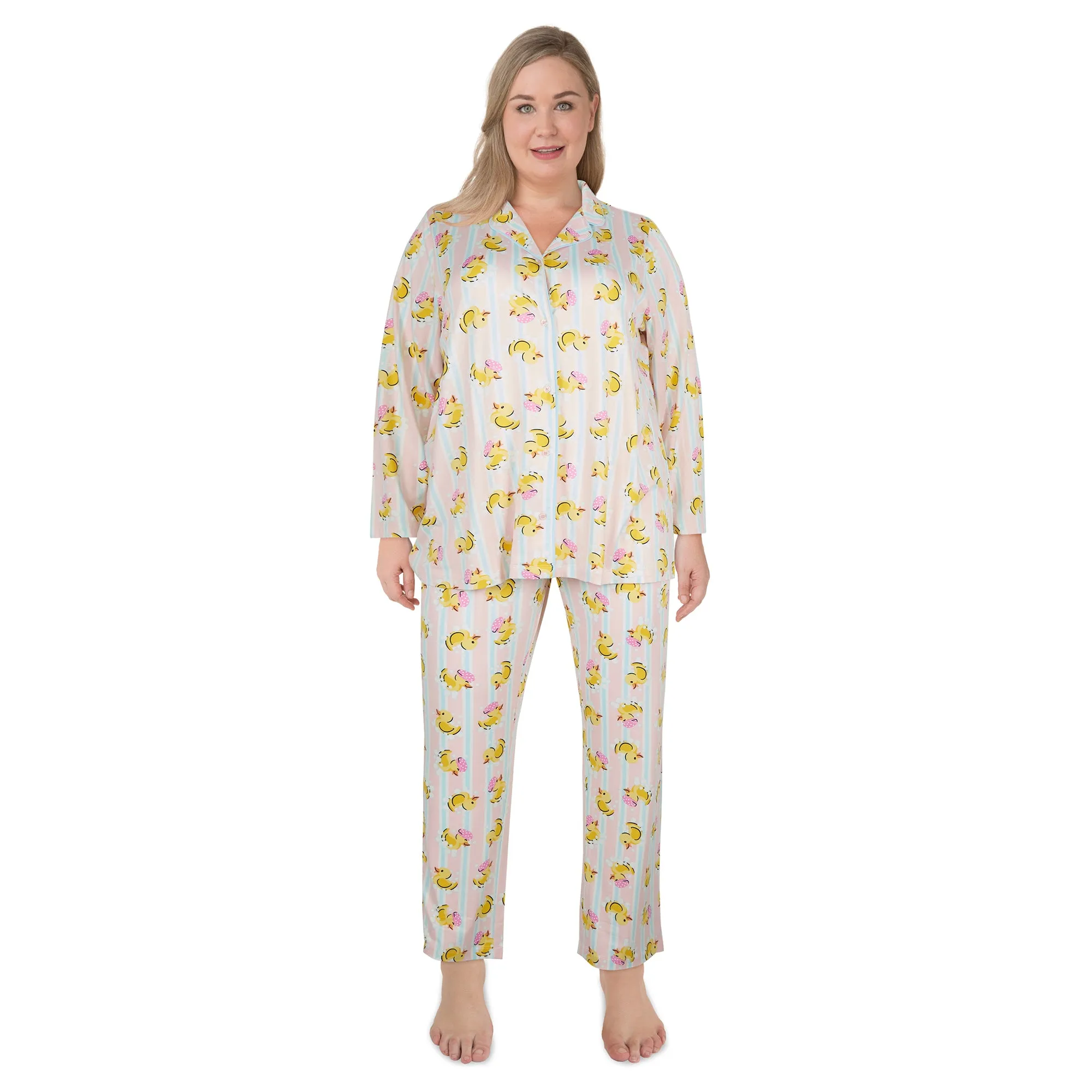 Carisma Women's Plus Hooded 3/4 Sleeve Mom & Me Sleepshirt sold by Giant Tiger product image thumbnail 3