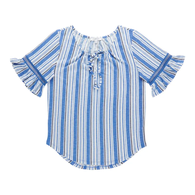 mySTYLE Women's Short Sleeve Crochet Top made by Giant Tiger