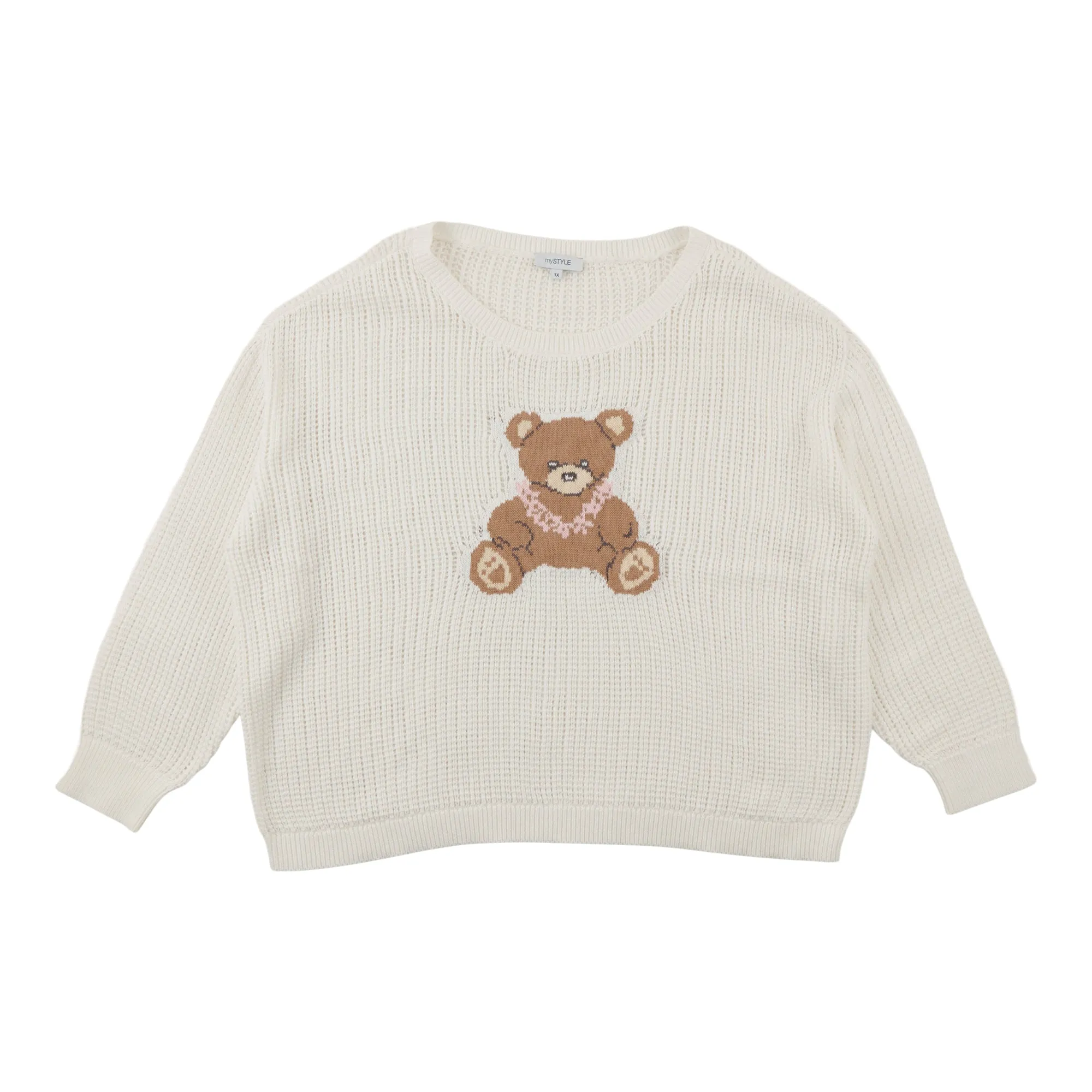 mySTYLE Women's Plus Open Knit Sweater sold by Giant Tiger product image thumbnail 2