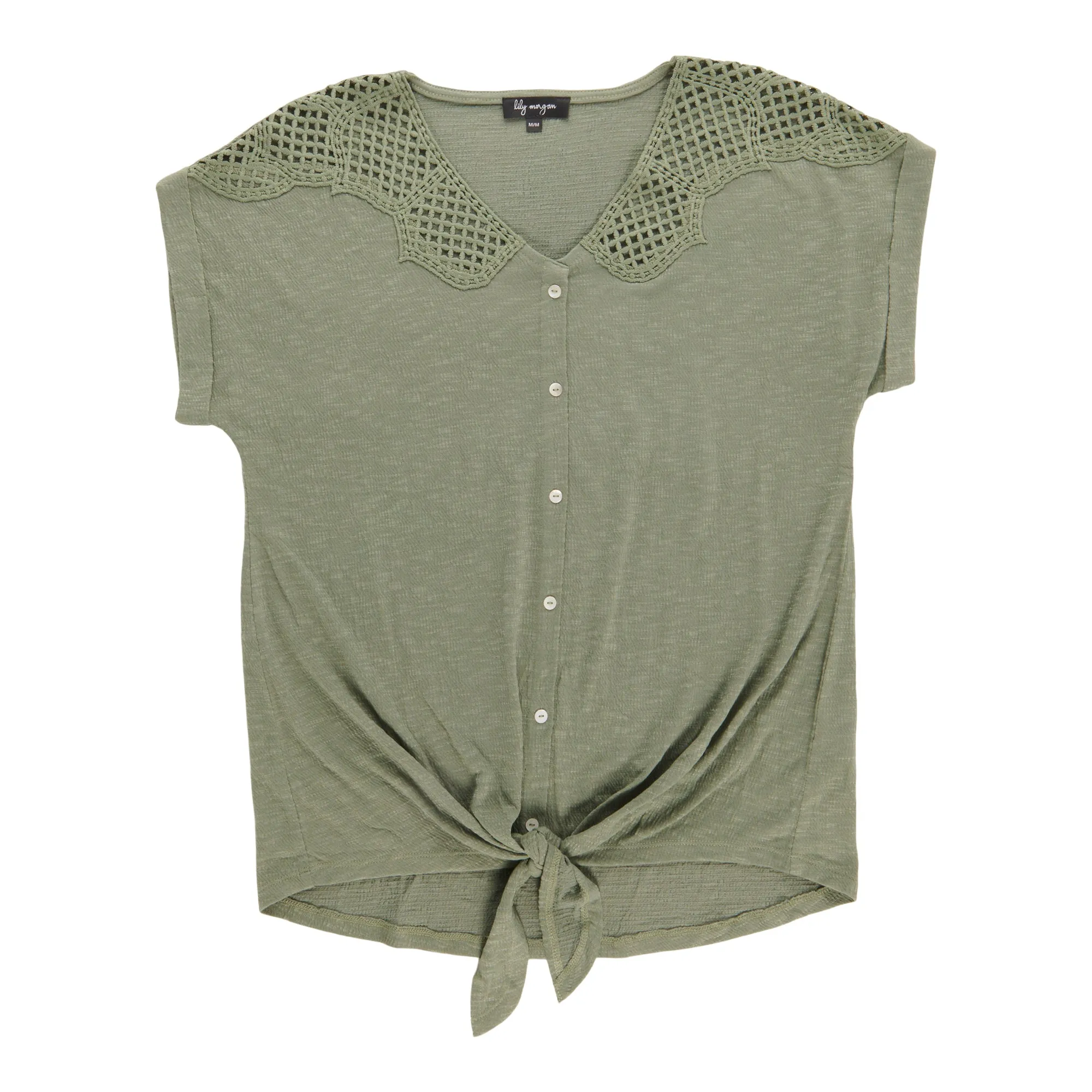 lily morgan Women's Shoulder Detail Top sold by Giant Tiger
