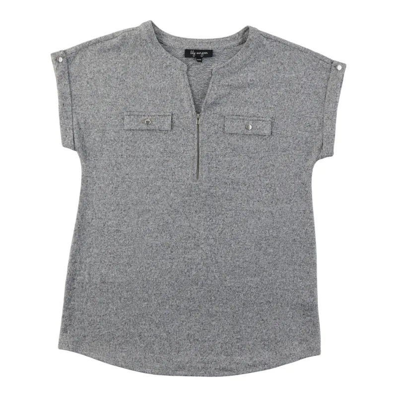 lily morgan Women's Top with Front Zipper sold by Giant Tiger