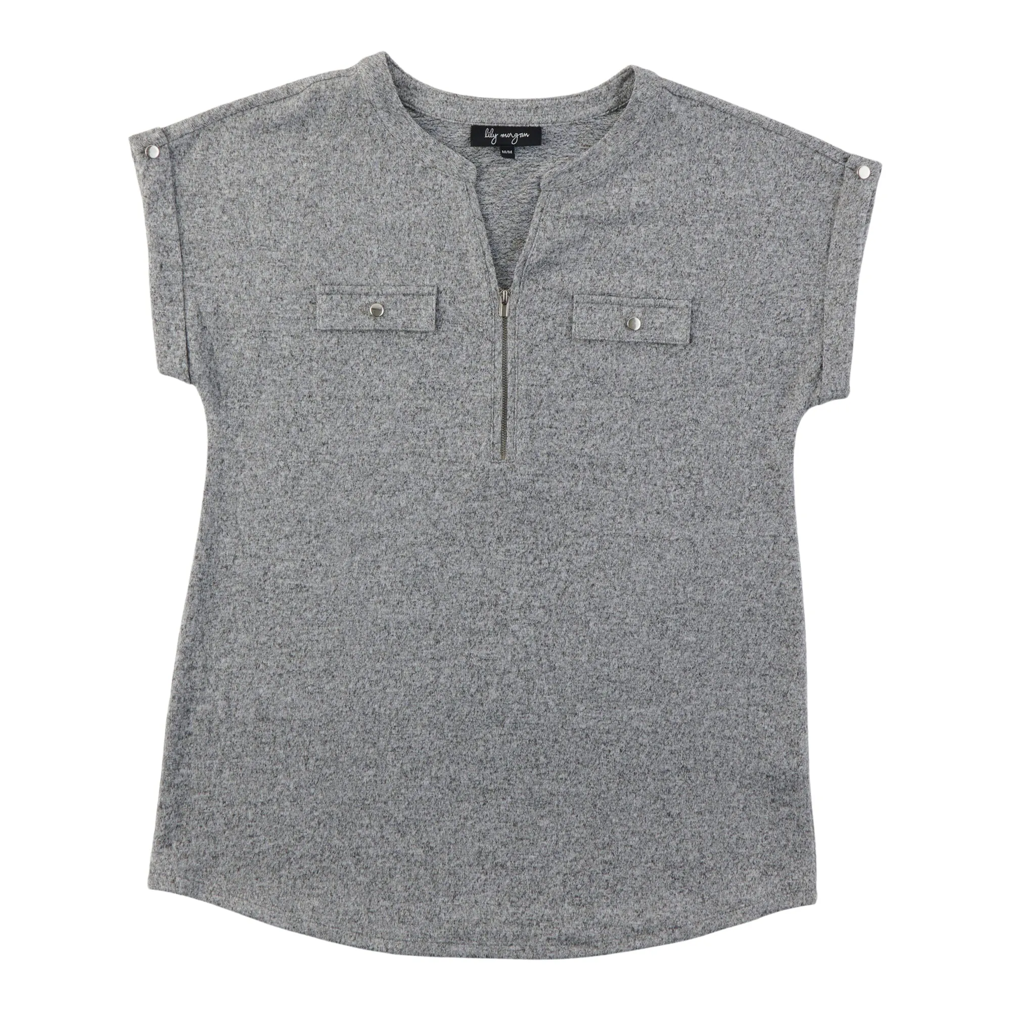 lily morgan Women's Top with Front Zipper sold by Giant Tiger