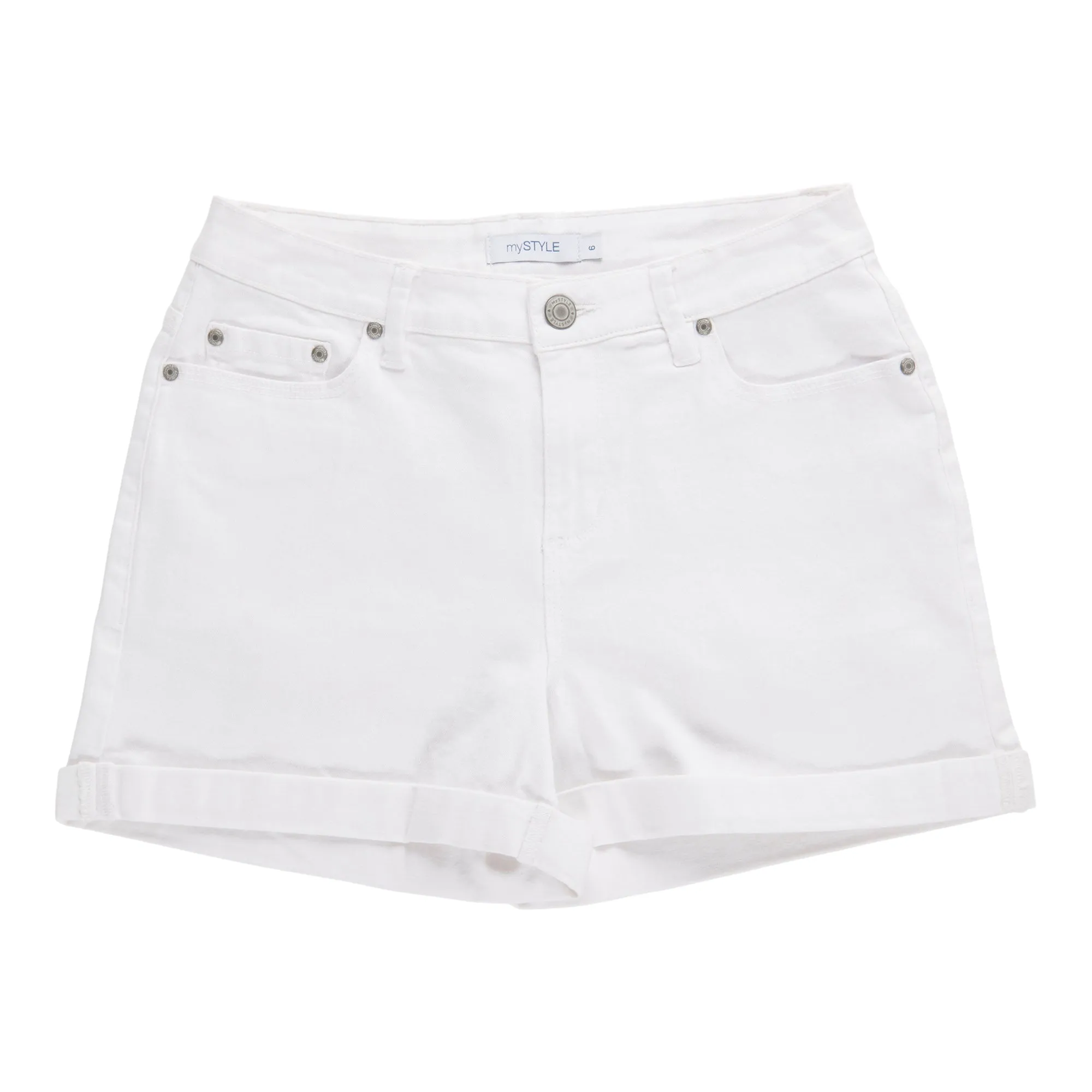 mySTYLE Women's Seasonal Cuffed Denim Shorts sold by Giant Tiger product image thumbnail 2