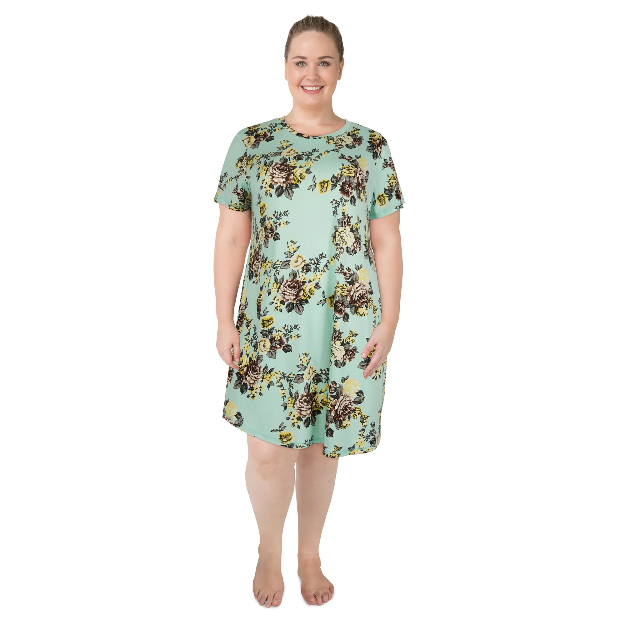 Carisma Women's Plus Hacci Crew Neck Sleepshirt sold by Giant Tiger product image thumbnail 2