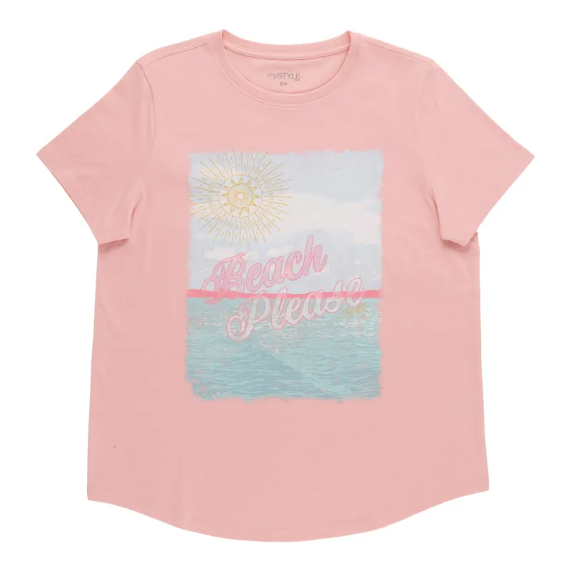 mySTYLE Women's Embellished Tee sold by Giant Tiger