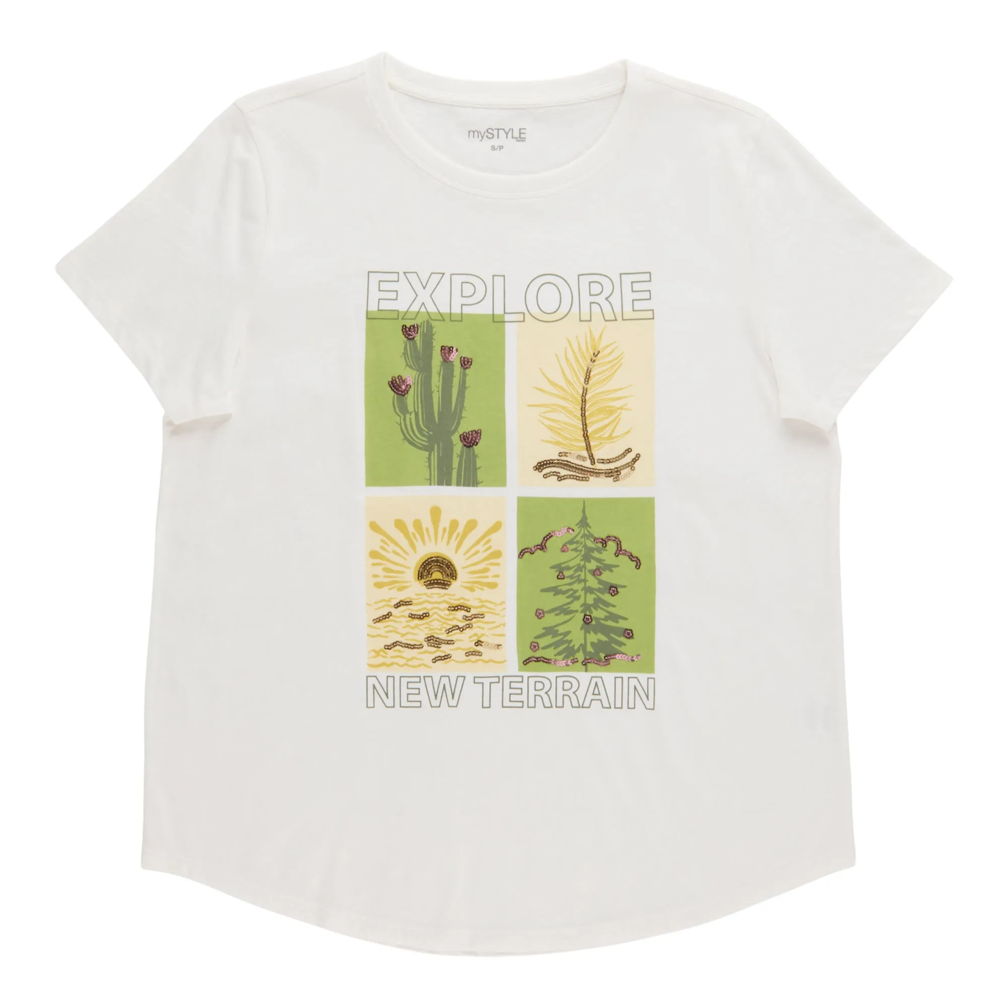 mySTYLE Women's Embellished Tee sold by Giant Tiger product image thumbnail 2