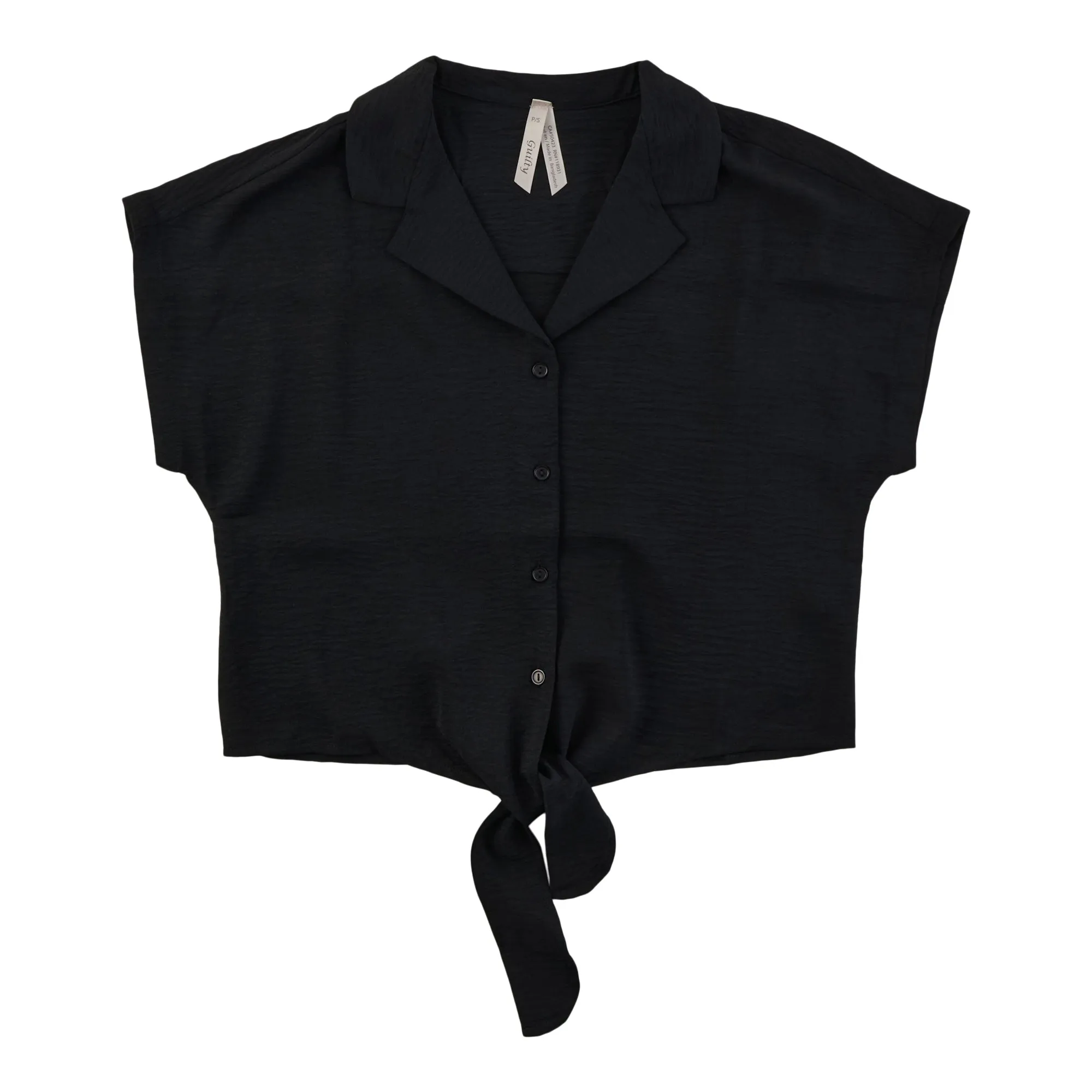 Women's Airflow Short Sleeve Blouse with Tie Front, Assorted sold by Giant Tiger product image thumbnail 2