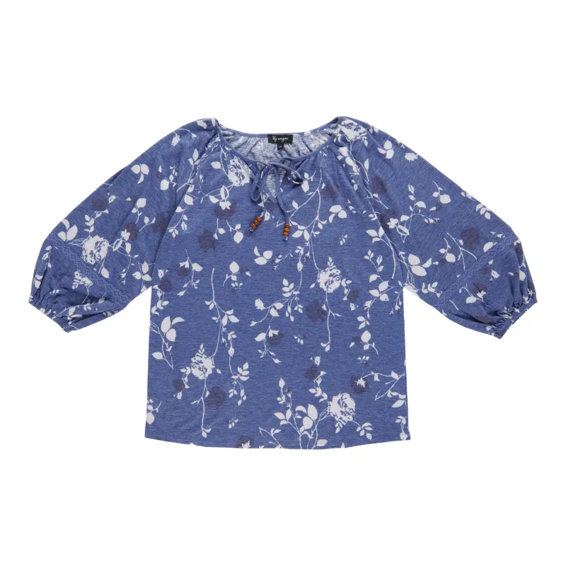 lily morgan Women's Top with Sleeve Detail made by Giant Tiger