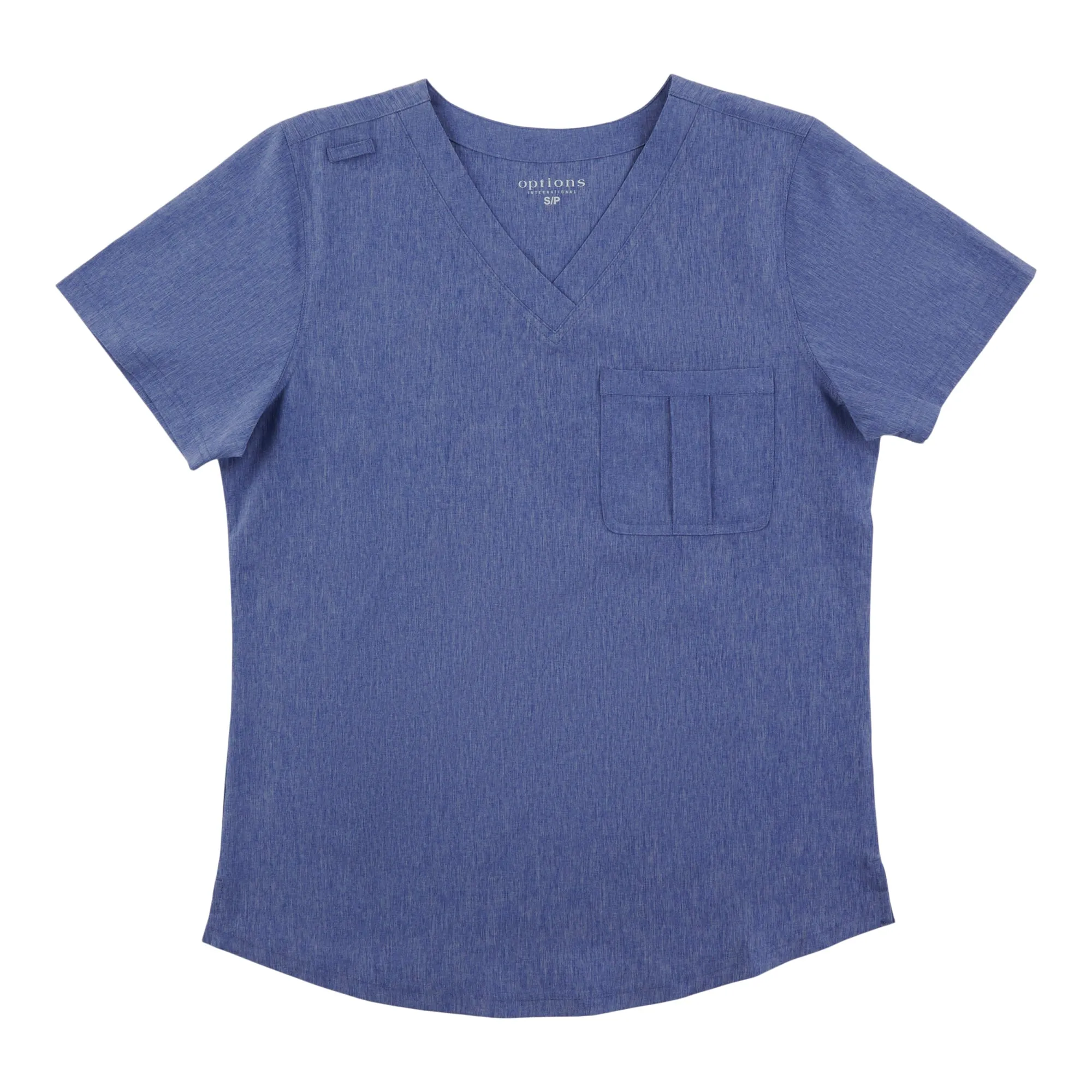 Options Women's Mélange V-Neck Scrub Top sold by Giant Tiger