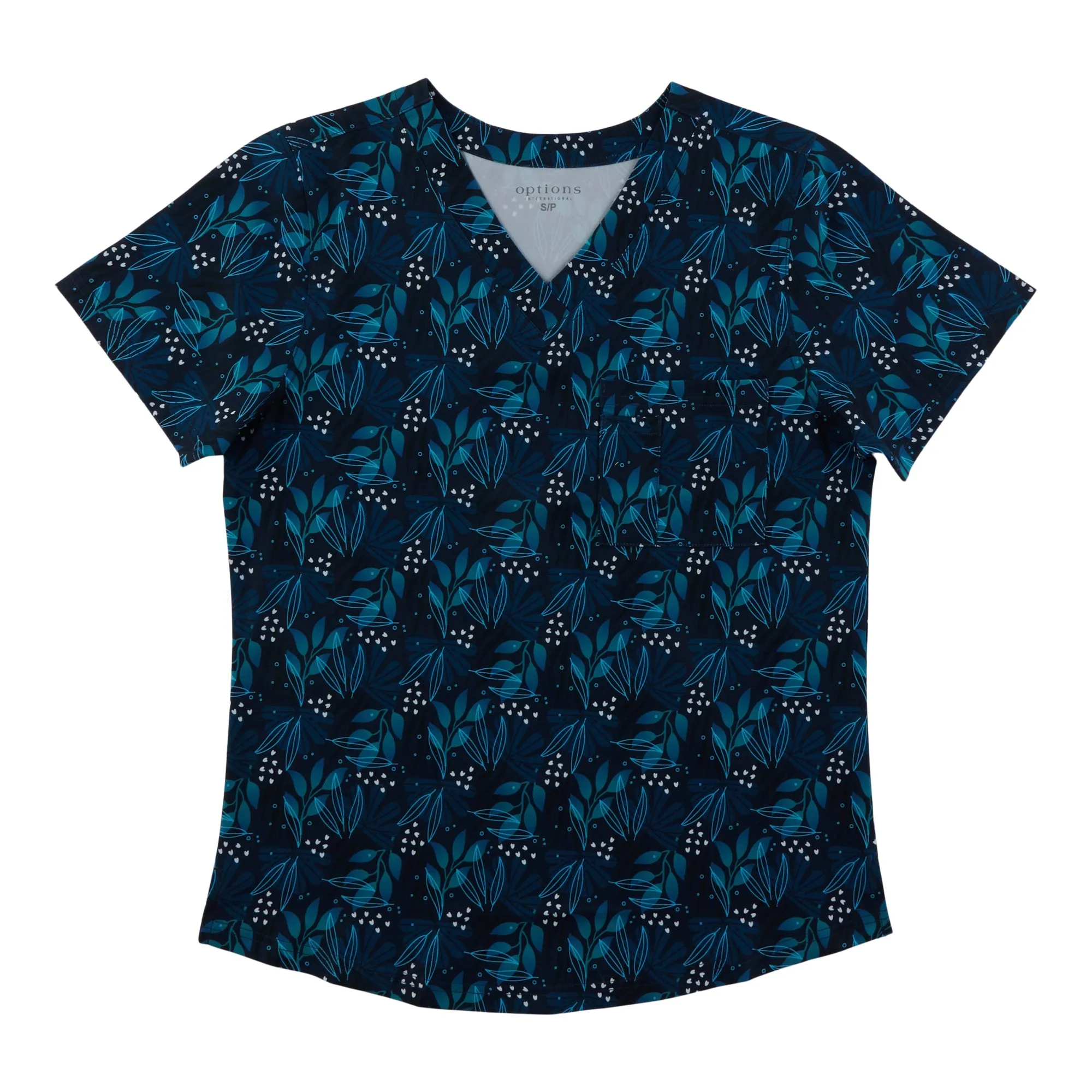 Options Women's All-Over Printed V-Neck Scrub Top sold by Giant Tiger product image thumbnail 4