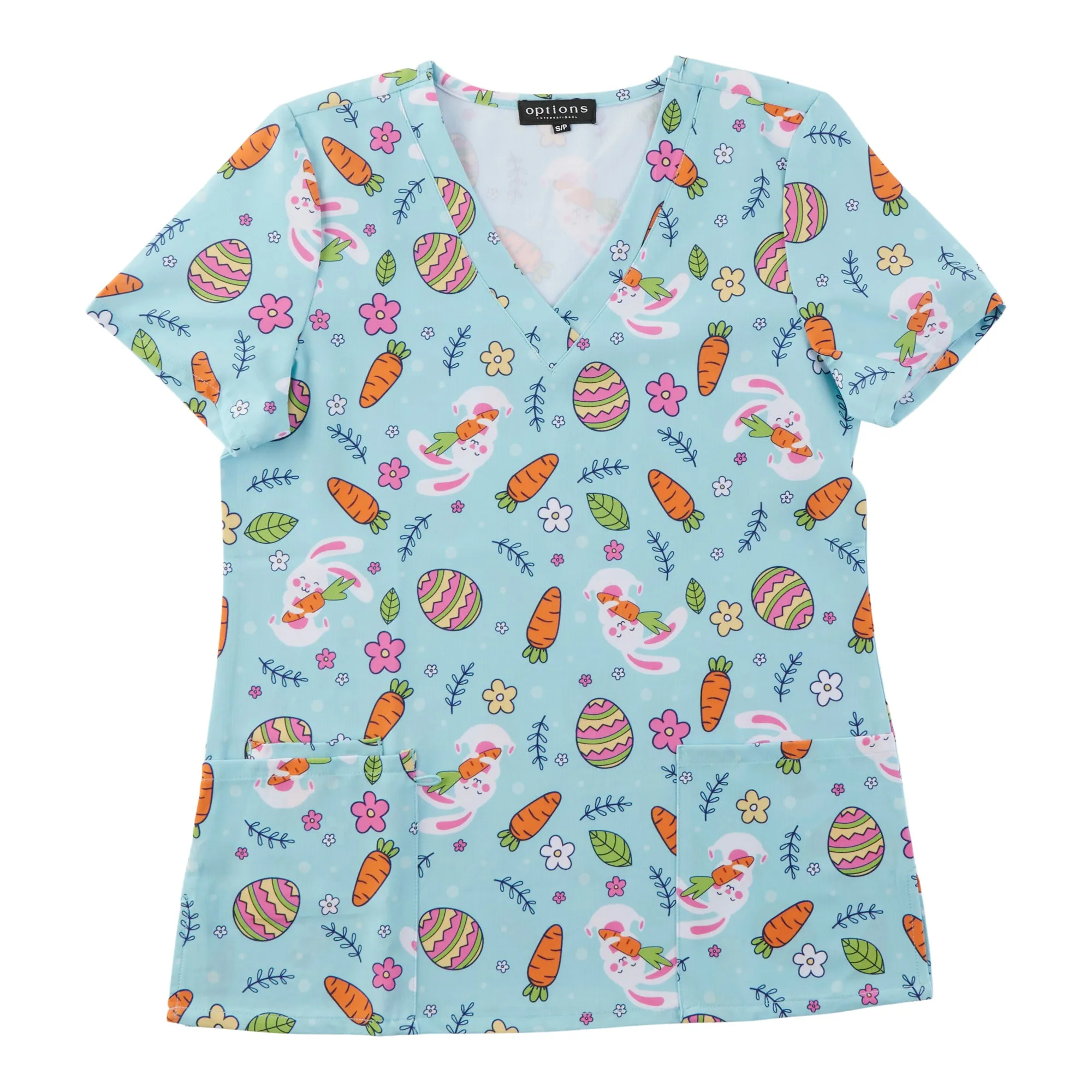 Options Women's Novelty V-Neck Scrub Top sold by Giant Tiger