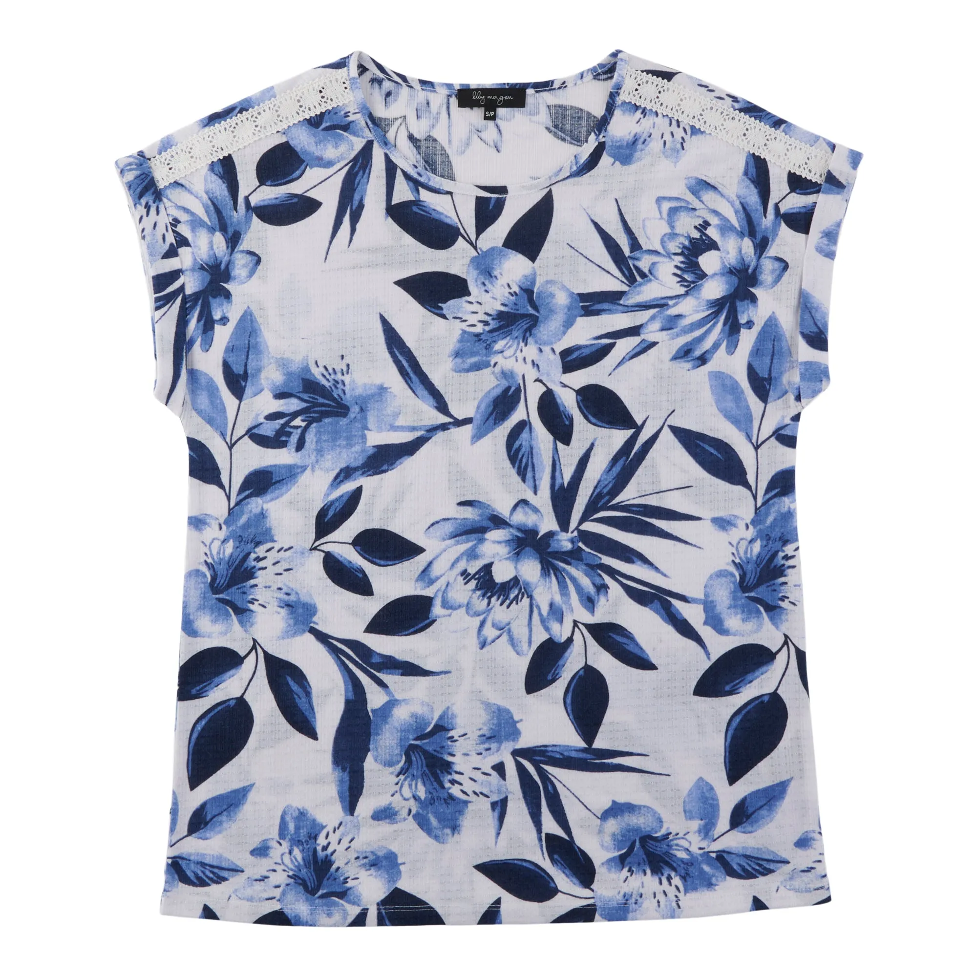 lily morgan Women's Printed Top with Shoulder Detail sold by Giant Tiger product image thumbnail 2