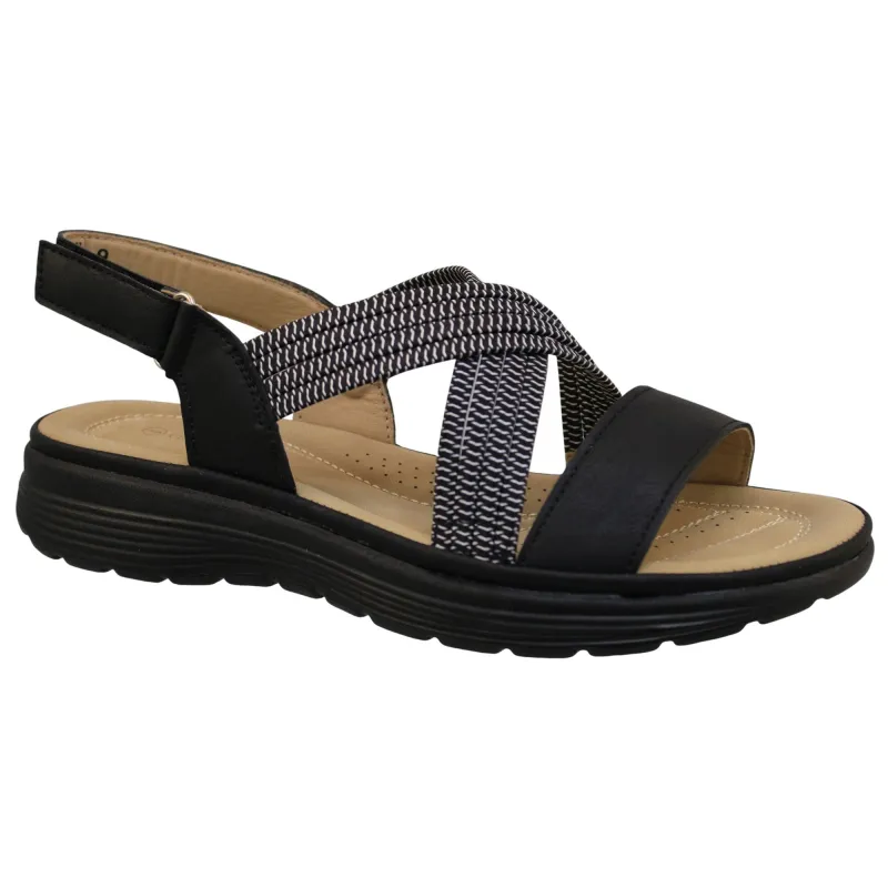 Classic Editions Women's Comfort Elastic Sandals made by Giant Tiger