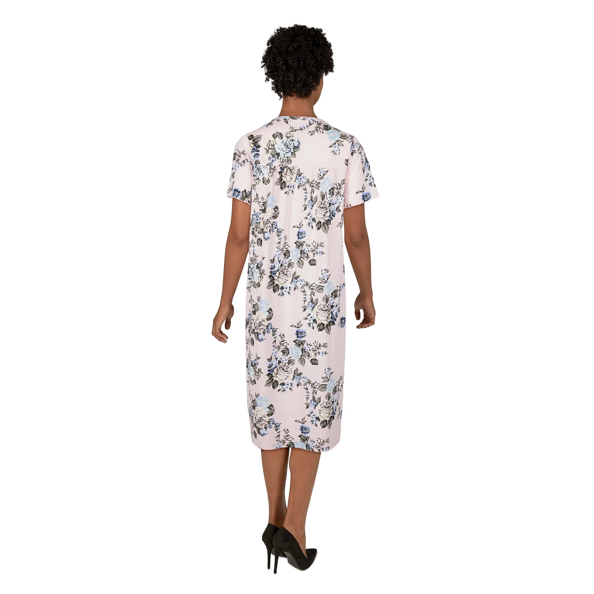 Carisma Women's Printed Short Sleeve Henley Nightgown sold by Giant Tiger product image thumbnail 2