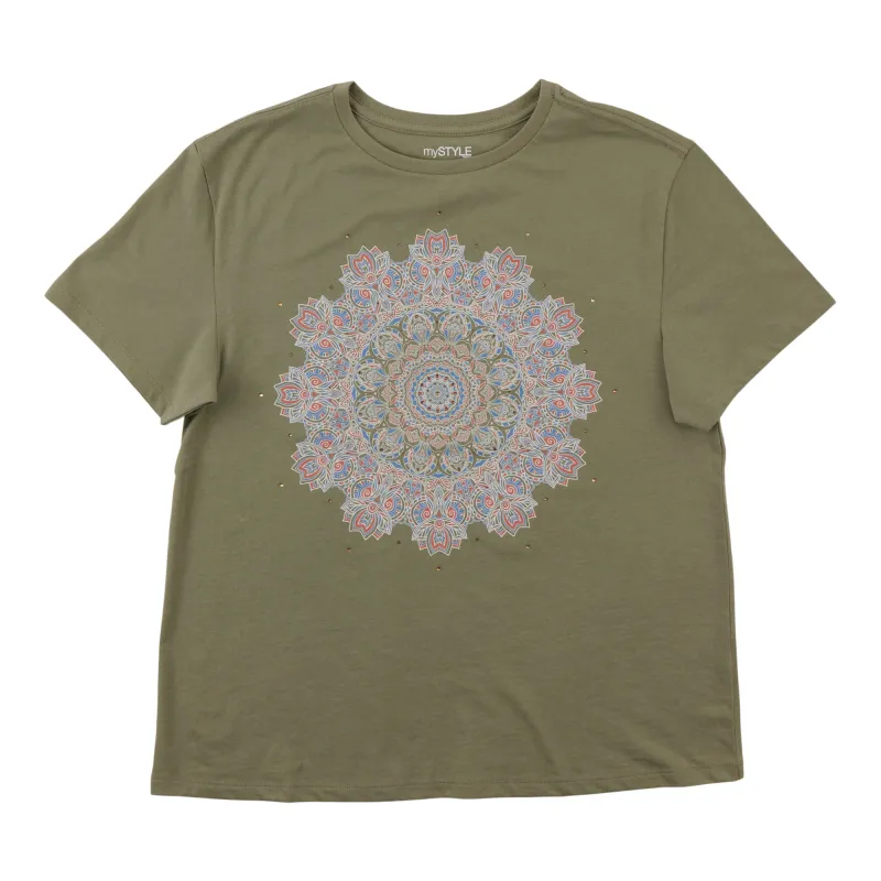 mySTYLE Women's Crew Neck Boyfriend Tee made by Giant Tiger