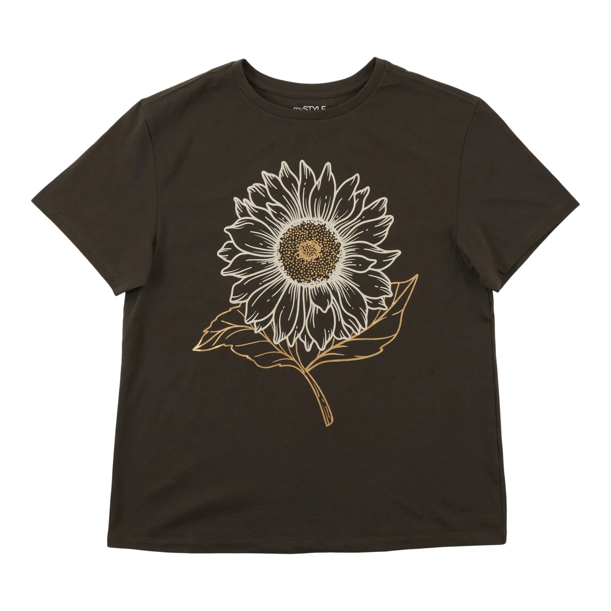 mySTYLE Women's Crew Neck Boyfriend Tee sold by Giant Tiger product image thumbnail 2