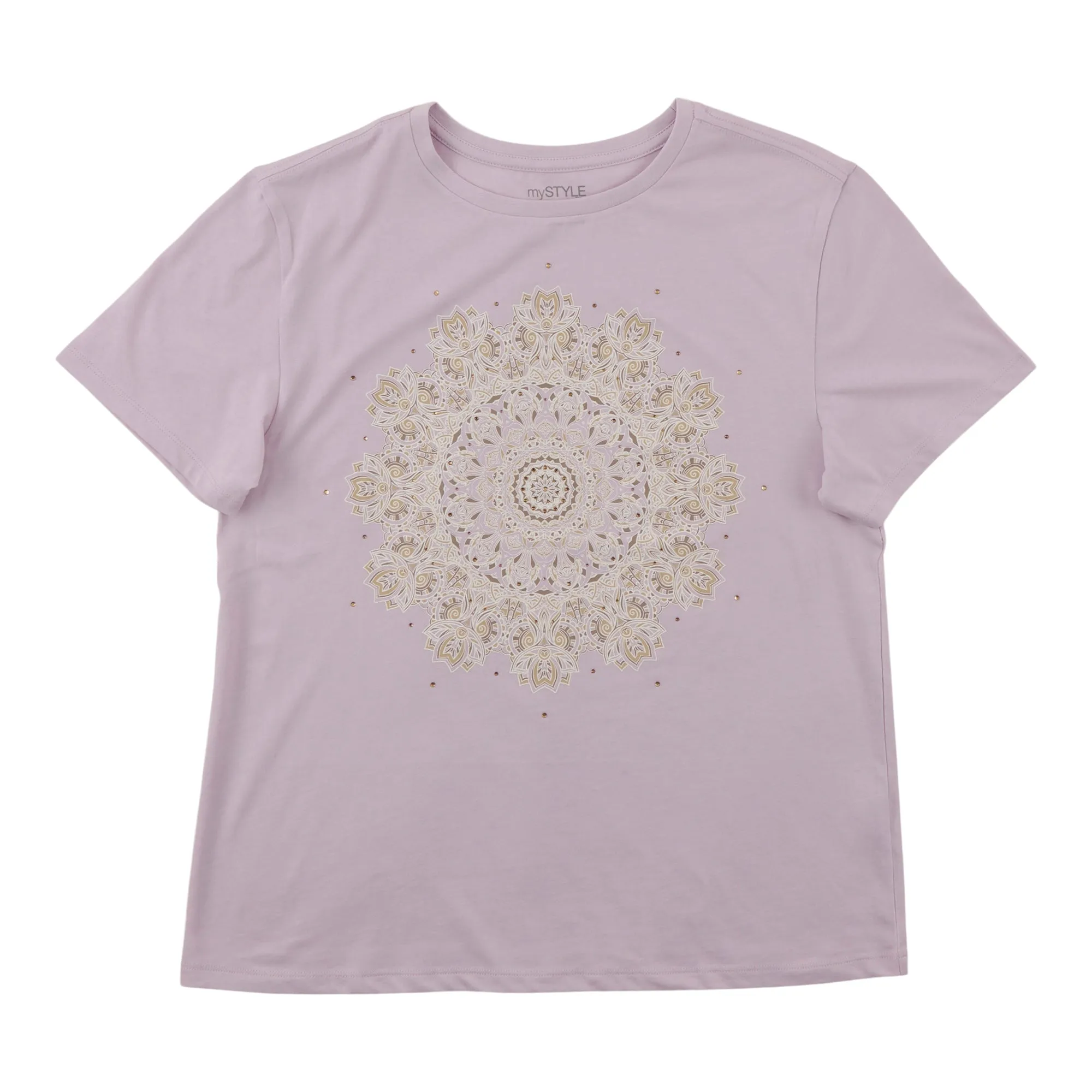 mySTYLE Women's Crew Neck Boyfriend Tee sold by Giant Tiger product image thumbnail 3