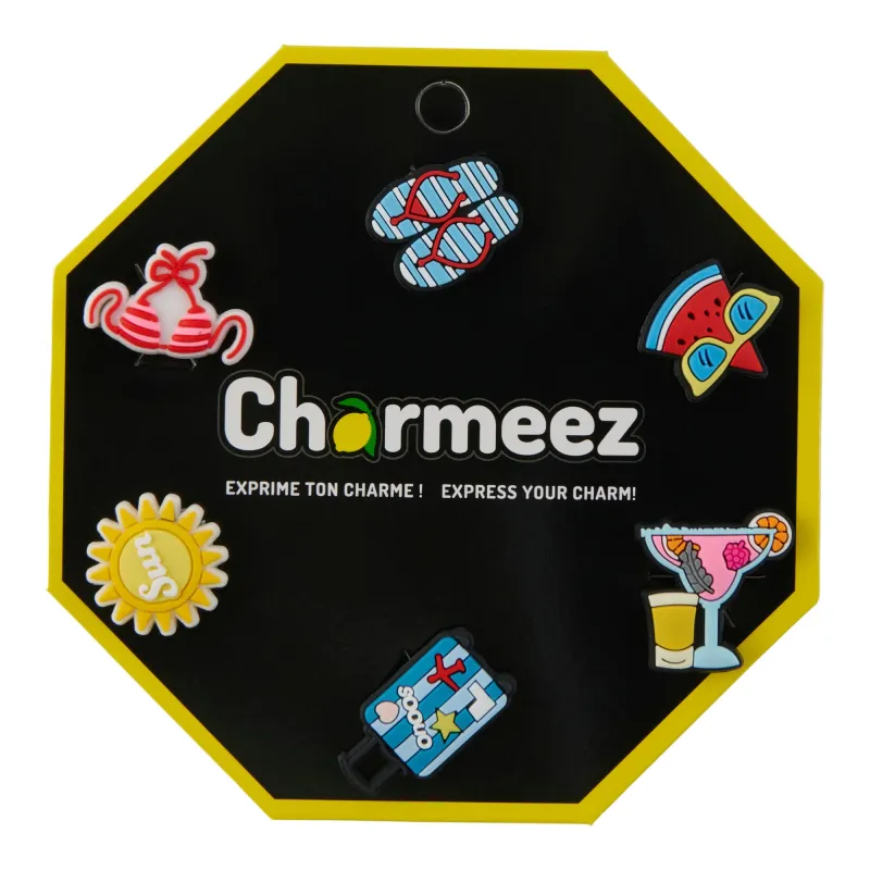 Charmeez Women's Shoe Charms, 6-Pack made by Giant Tiger