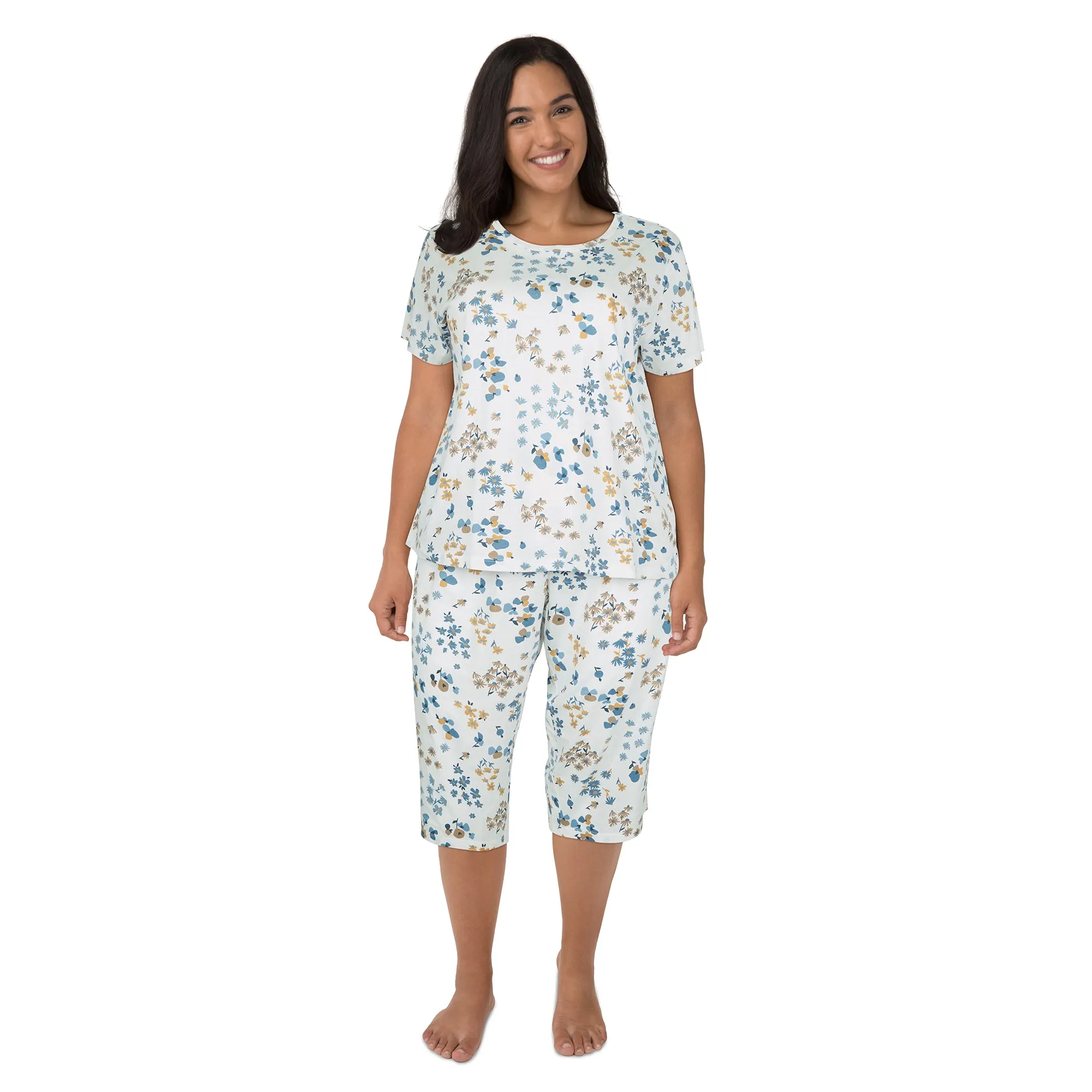 Women's Plus Cotton Capri PJ Set, 2-Piece, Assorted sold by Giant Tiger product image thumbnail 2