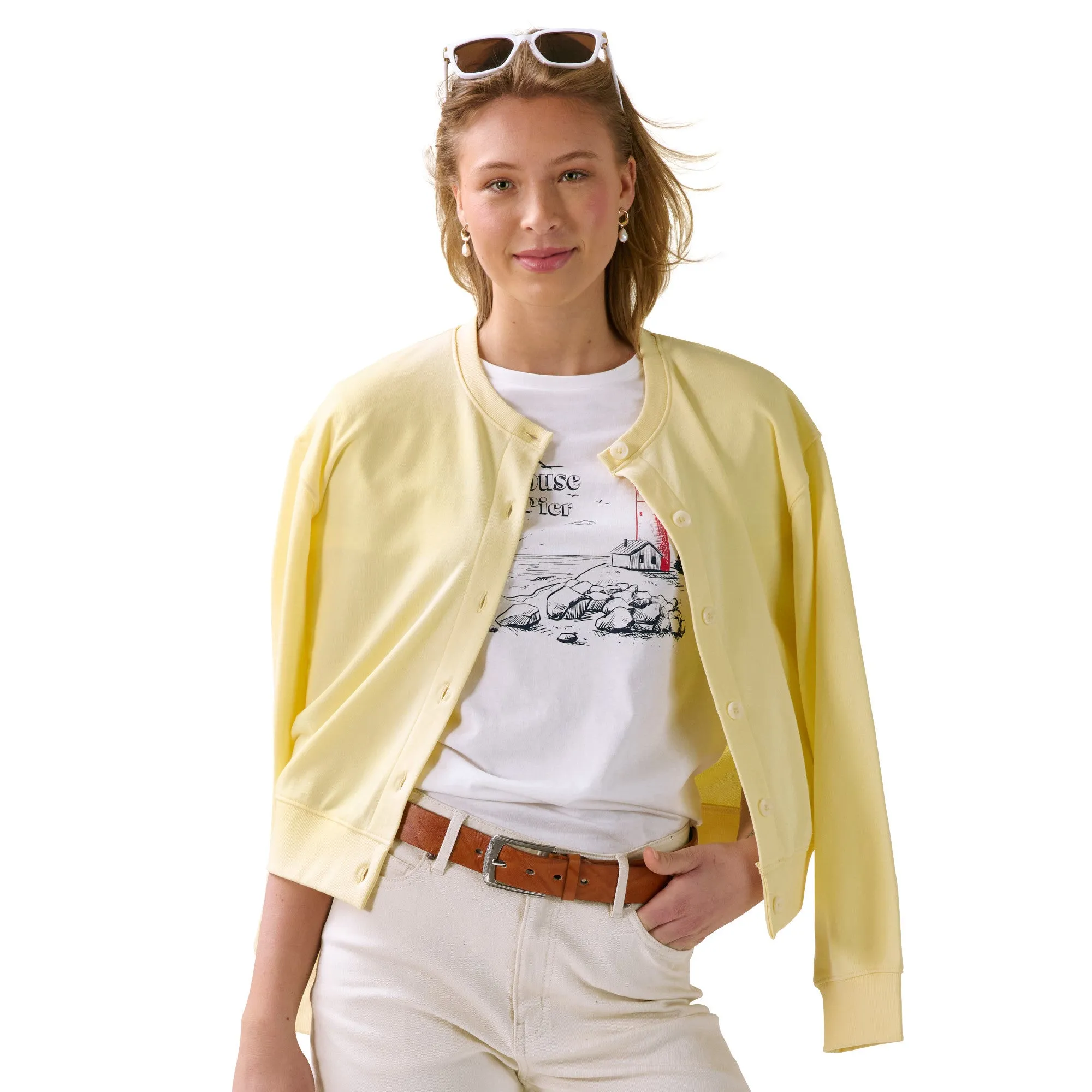 mySTYLE Women's French Terry Cardigan sold by Giant Tiger product image thumbnail 4