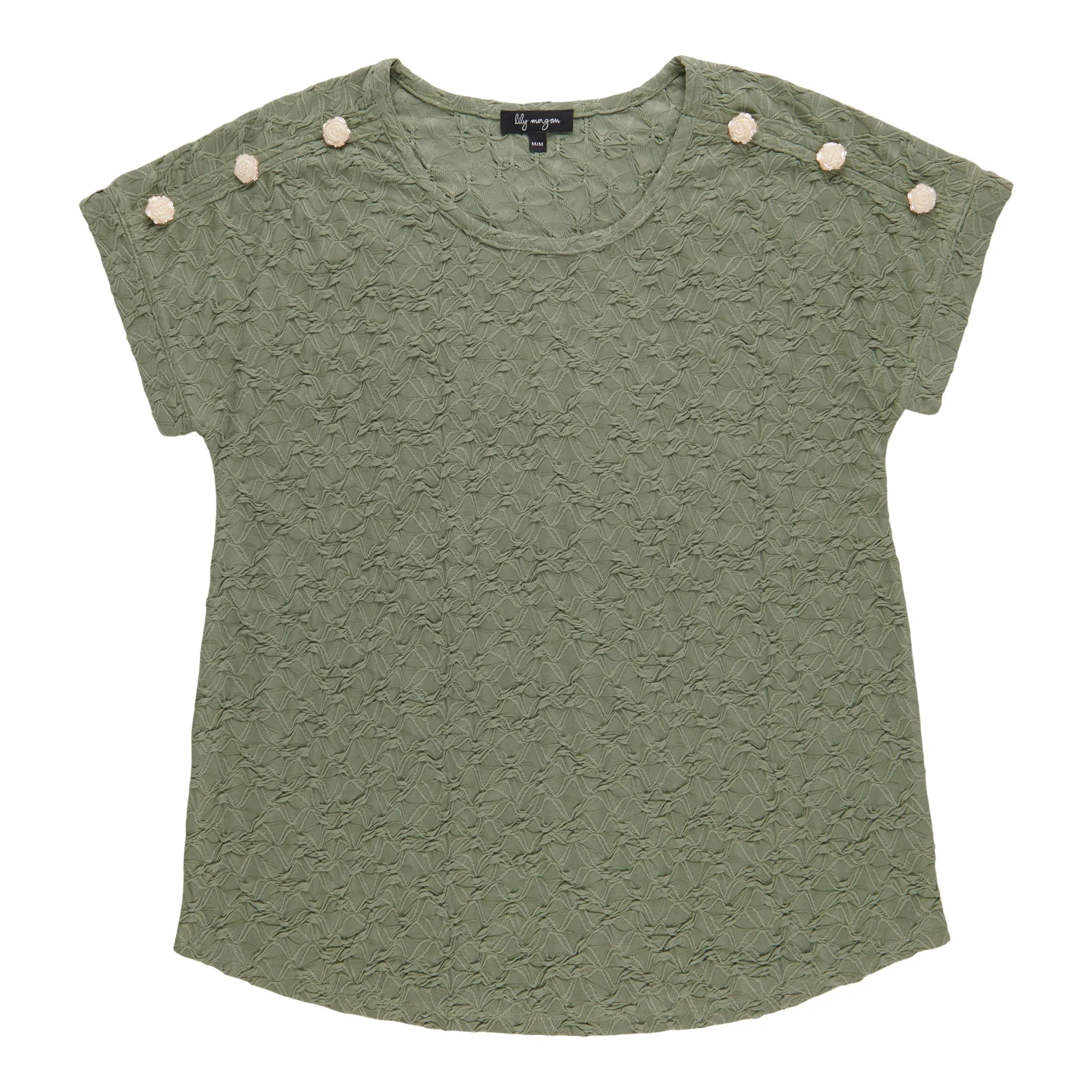 lily morgan Women's Shoulder Button Top sold by Giant Tiger product image thumbnail 4