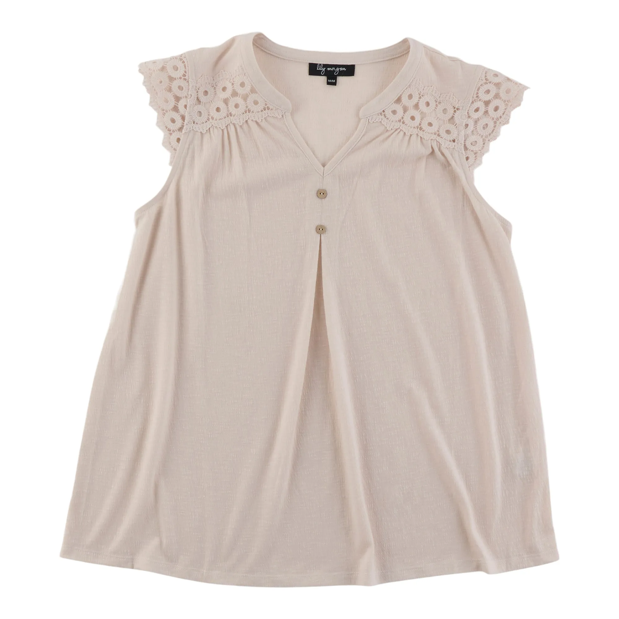 lily morgan Women's Top with Lace Shoulders sold by Giant Tiger product image thumbnail 2