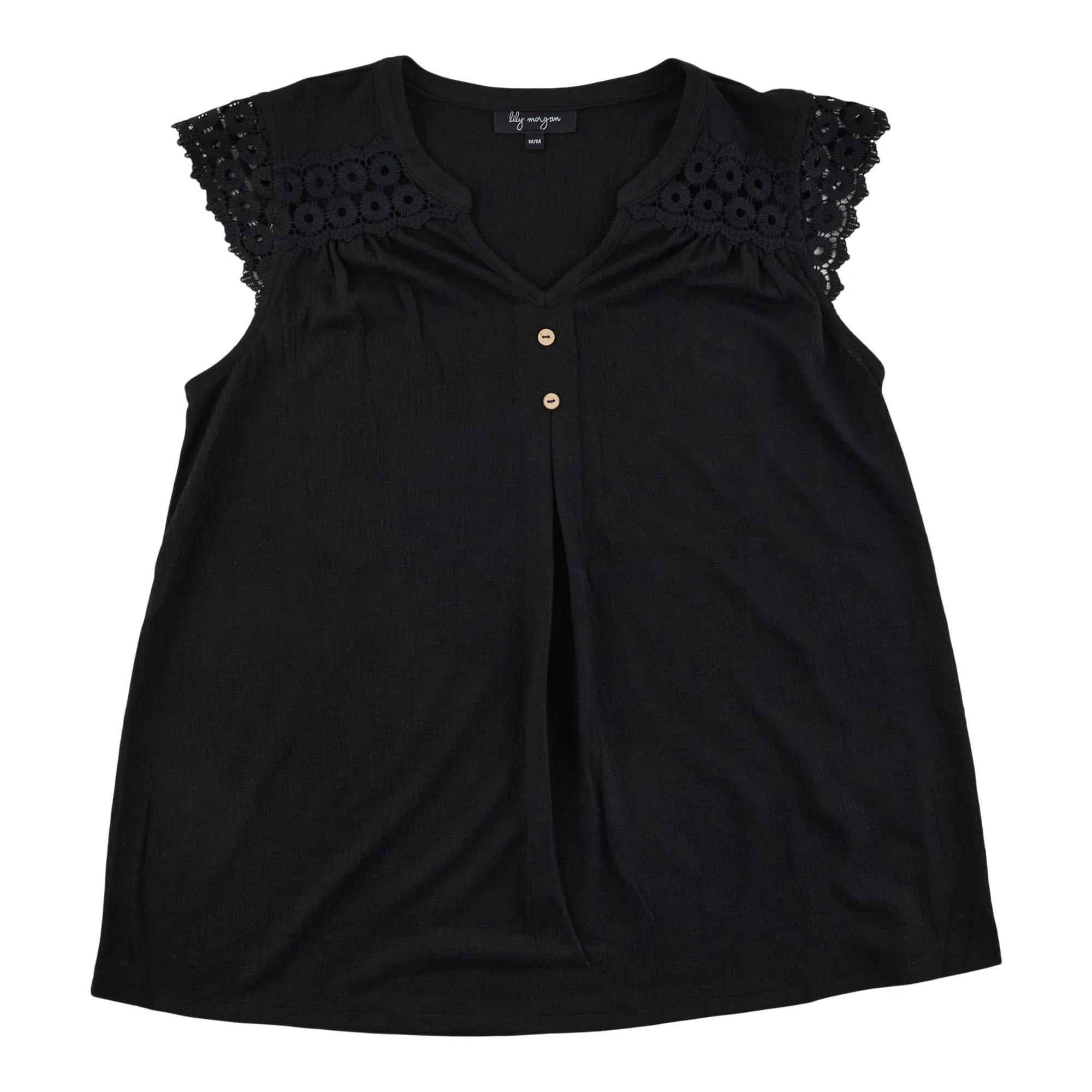 lily morgan Women's Top with Lace Shoulders sold by Giant Tiger product image thumbnail 4